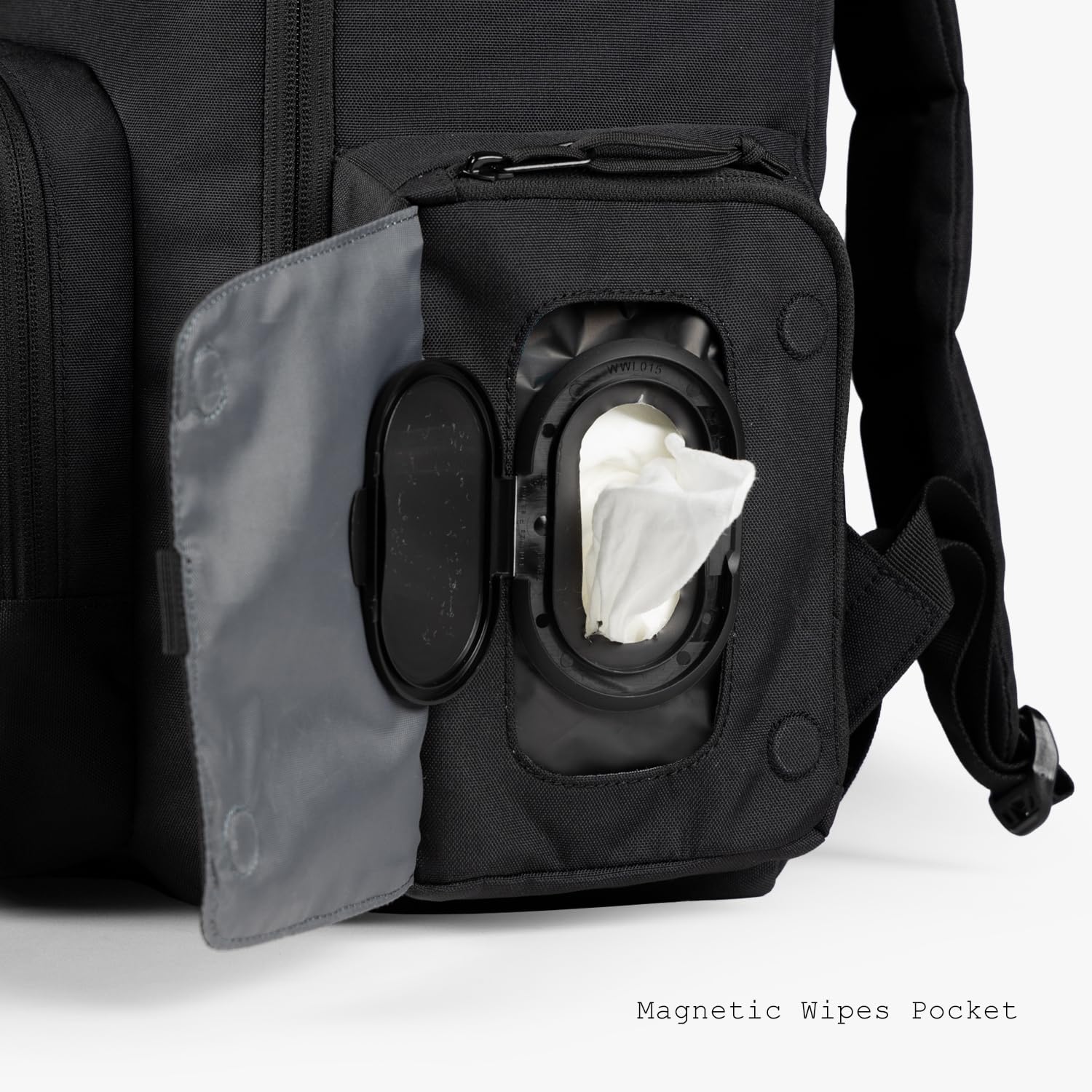 Tactical Baby Gear Classic Diaper Bag Backpack - Waterproof & Durable Carbon Gray Diaper Backpack for Parents - Perfect for Travel, Hiking & Everyday Use