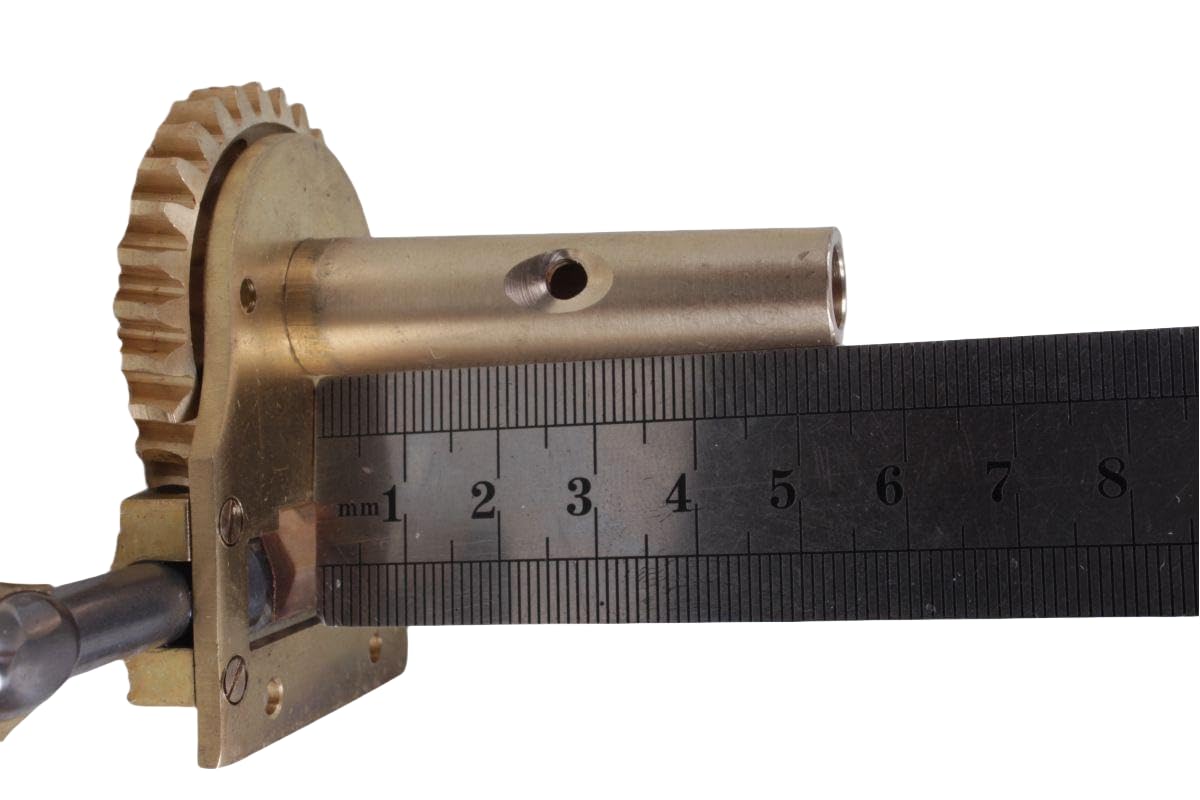 3/4 Upright Double Bass Pegs Set - Brass String Winder & Tuner for Bass Violin - 4-String Round Handle Large Wheel Machine Head - Perfect for Orchestra, Jazz Performances & Music Practice