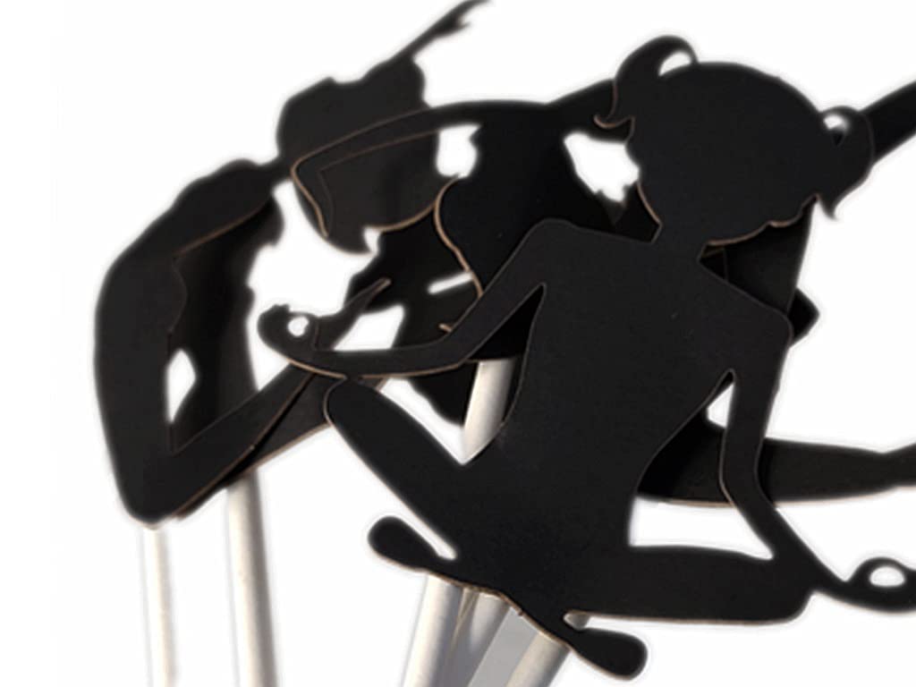 24 Pcs Yoga-Themed Cupcake Toppers - Silhouette Decorations for Yoga Birthday Parties, Mother & Child Yoga Events, Kids Yoga Classes - Perfect for Yoga Day Celebrations & Party Planning (Ideal for Cake Decorating, Yoga Training Events & Wellness-Themed Gatherings)