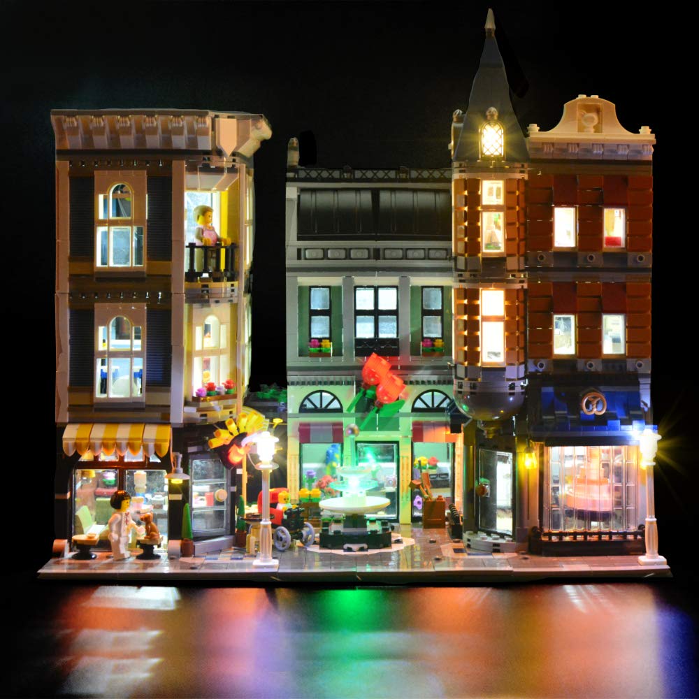 LIGHTAILING LED Light Kit for LEGO 10255 Assembly Square Building Blocks - Compatible with Modular Buildings (Model Not Included) - Perfect for Home Decoration, Gift Giving & DIY Projects