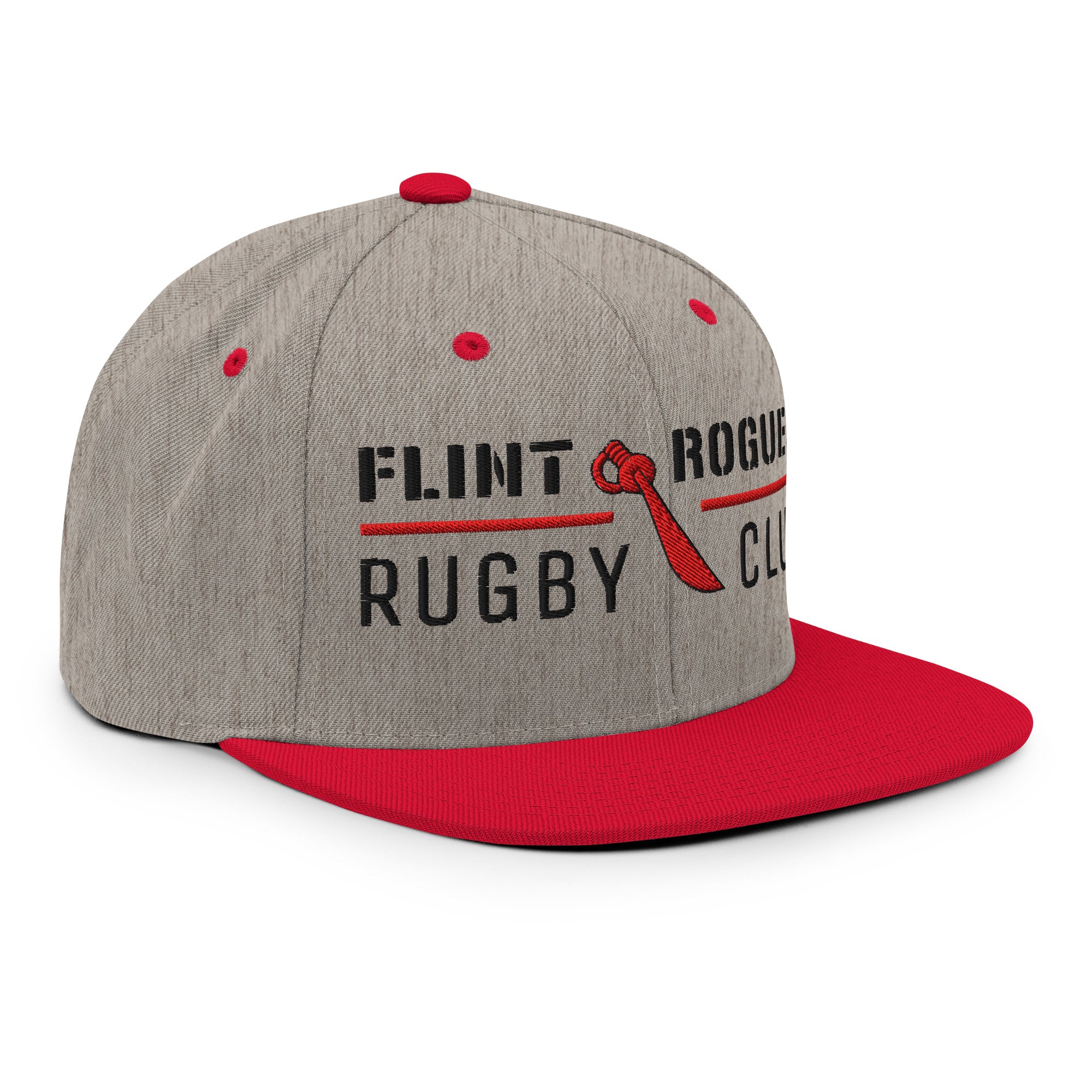 Flint Rogues RFC Classic Snapback Hat - Adjustable Unisex Baseball Cap for Men & Women - Perfect for Sports, Casual Wear & Outdoor Activities