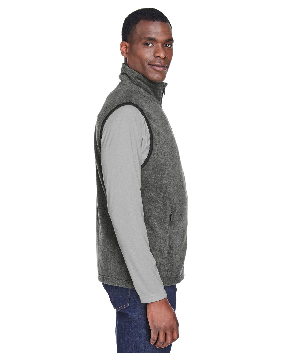 Men's Lightweight Fleece Vest for Outdoor Hiking & Casual Wear - Warm Winter Layering Piece for Men