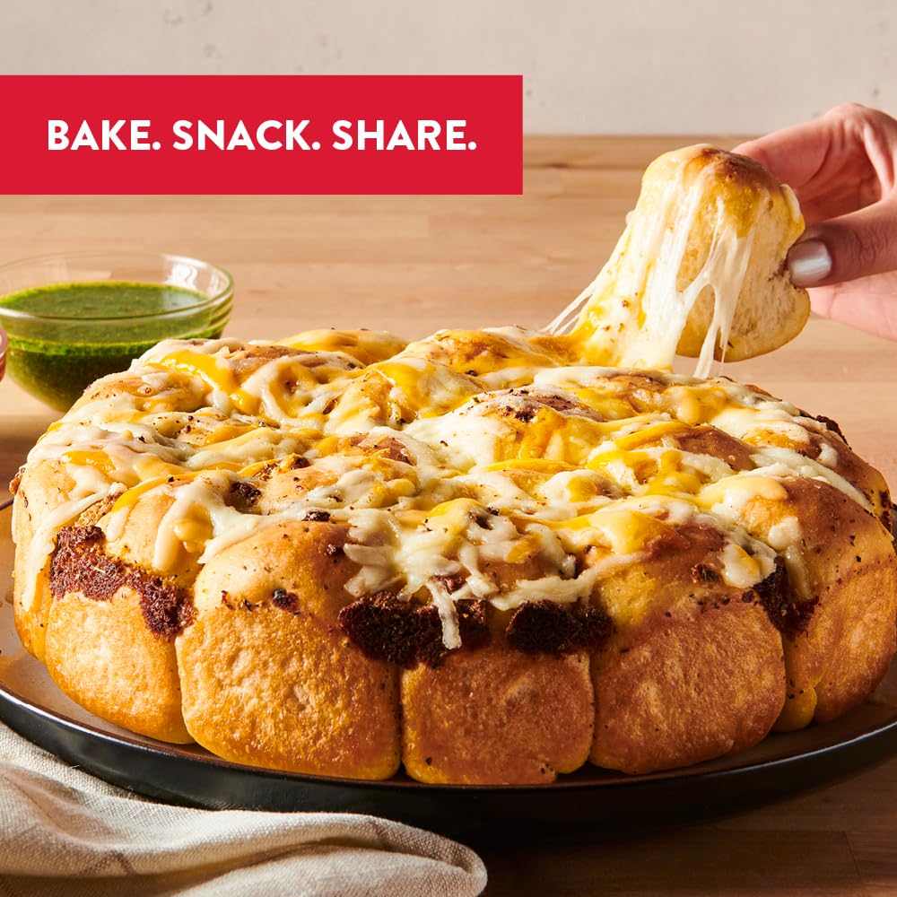 King Arthur Baking Company Pull-Apart Garlic Bread Mix Kit - 15.25 oz, Easy Homemade Bread Mix, Ready in 1 Hour | Perfect for Family Dinners, Parties & Holiday Gatherings