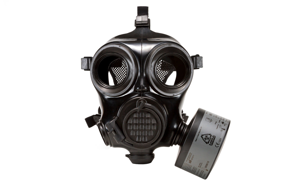 Mira Safety CM-7M Military Grade Gas Mask - NBC Protection for Emergency Preparedness, Survival, & Tactical Use