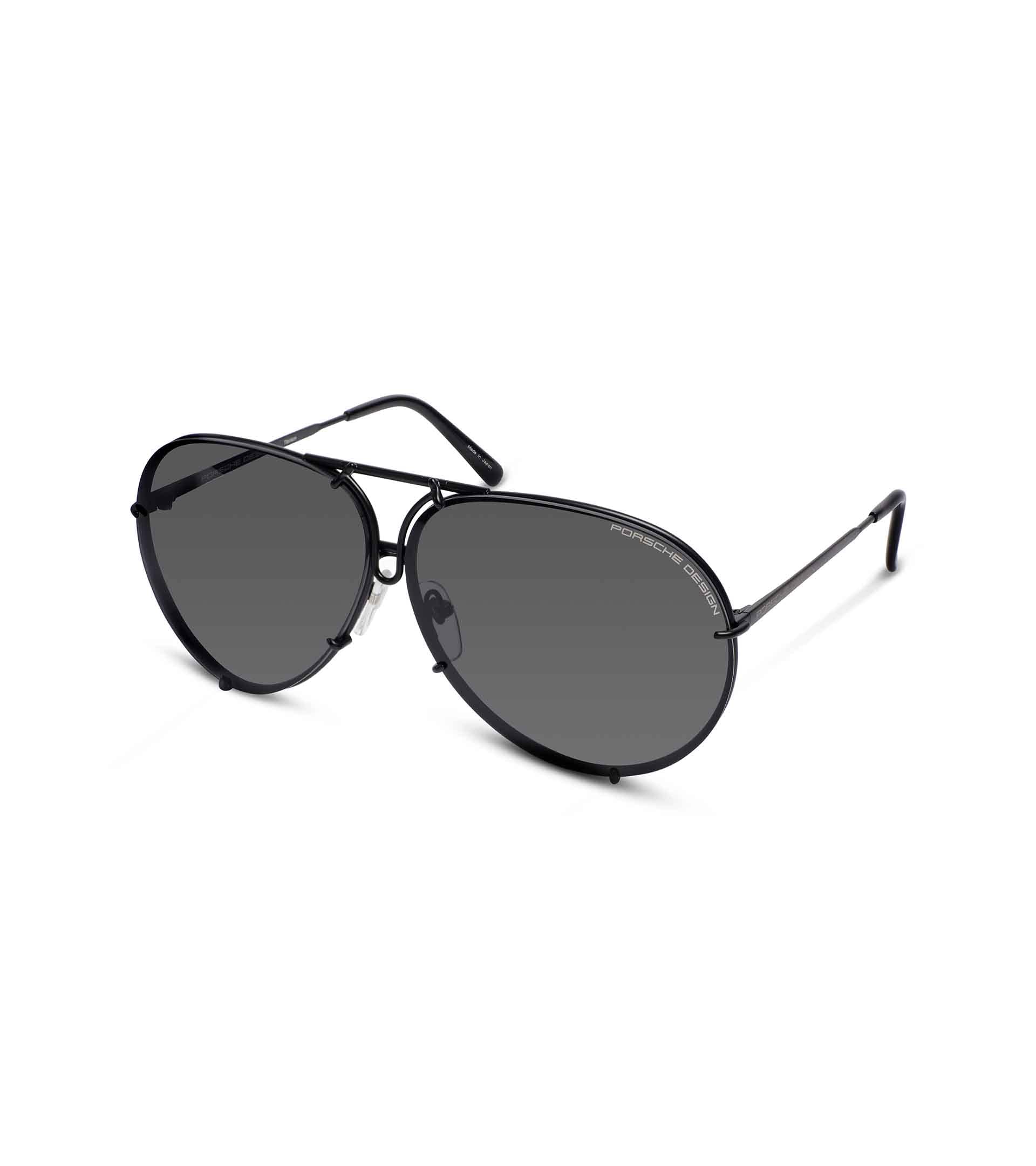 Porsche Design P8478 Aviator Sunglasses for Men & Women - UV Protection Polarized Lenses - Luxury Fashion Shades for Driving, Travel & Outdoor Activities