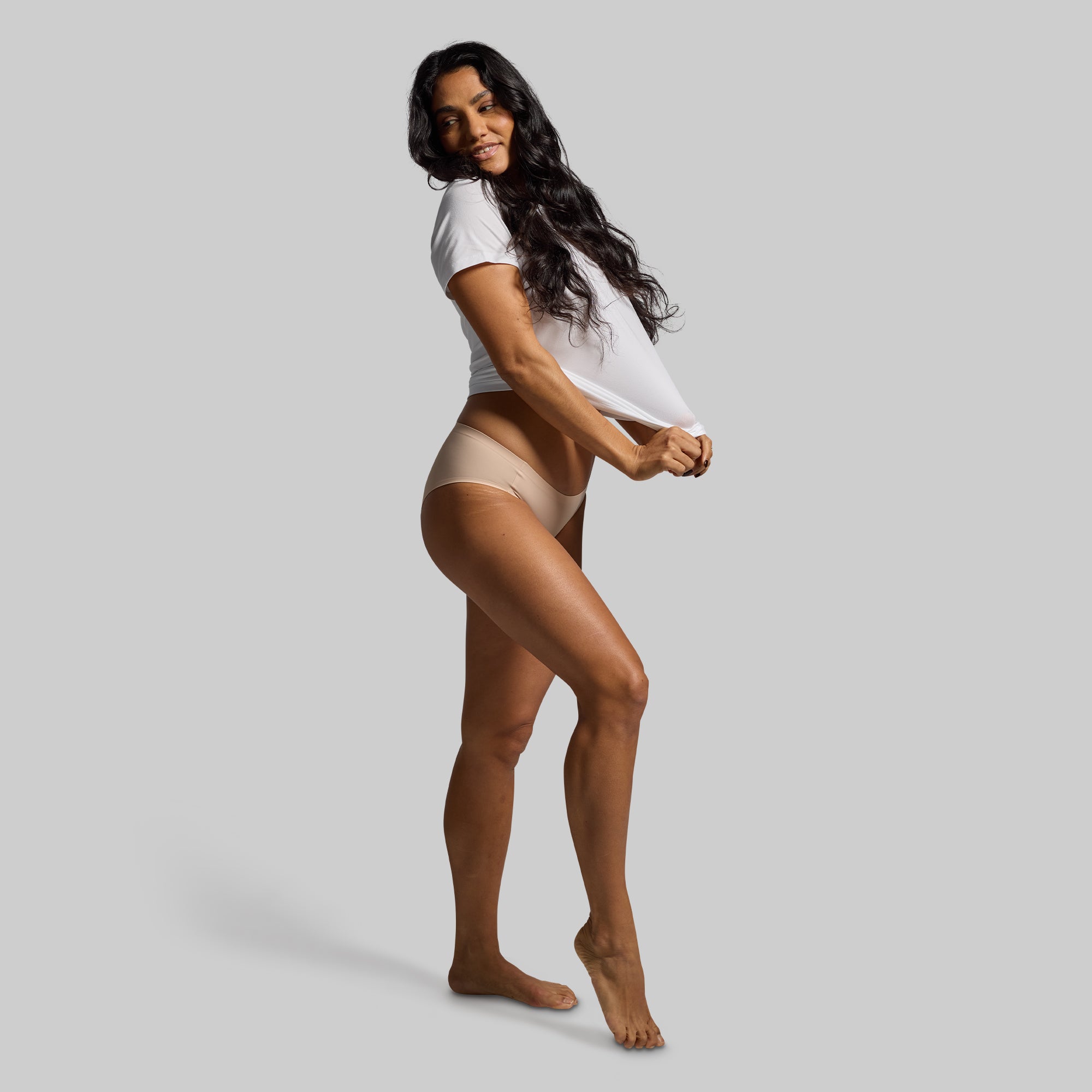 BP Seamless Cheeky Underwear - Nude Color Thong Panties for Women | Comfortable Everyday Wear, Yoga & Workout Essentials
