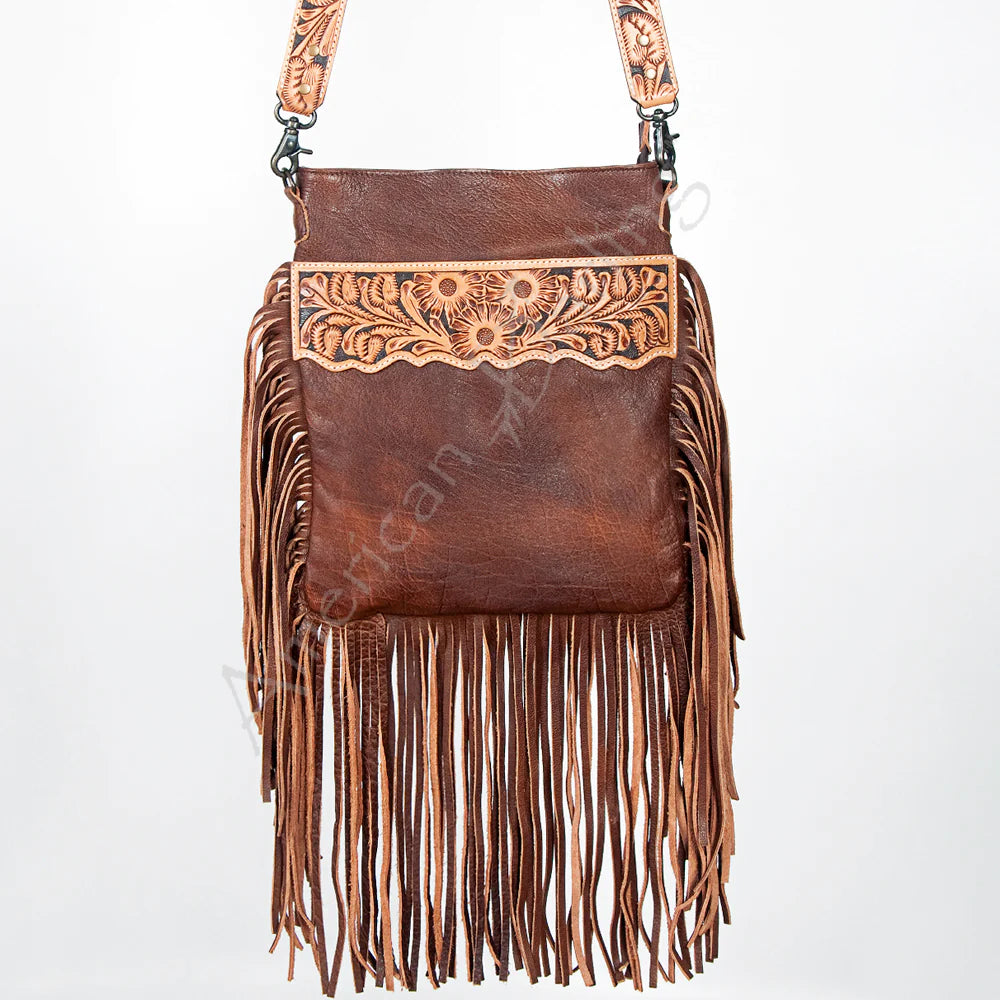 American Darling Conceal Carry Leather Messenger Bag - Stylish & Functional Crossbody Bag for Women & Men | Perfect for Travel, Work & Everyday Use