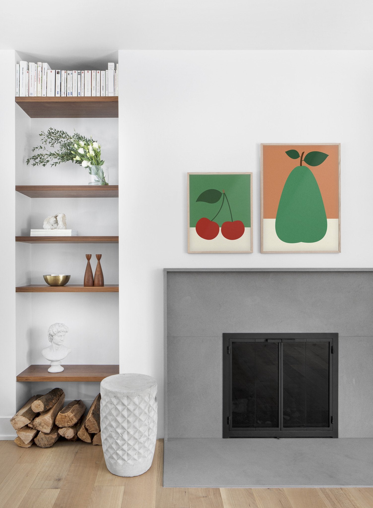 Fresh Organic Pears Poster - High-Quality Fruit Art Print for Kitchen, Dining Room & Farmhouse Decor - Perfect for Healthy Eating Inspiration & Farmhouse Style