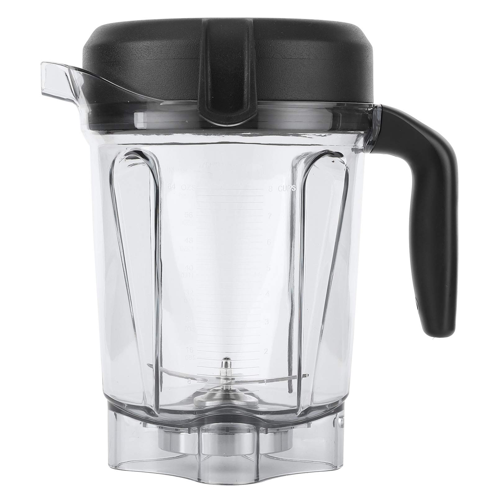 Vitamix Blender Container Replacement 64oz (2L) - Transparent BPA-Free Food Blender Jar with Blade Lid - Compatible with Vitamix 5300 & G-Series - Perfect for Smoothies, Soups, Nut Butters & Meal Prep