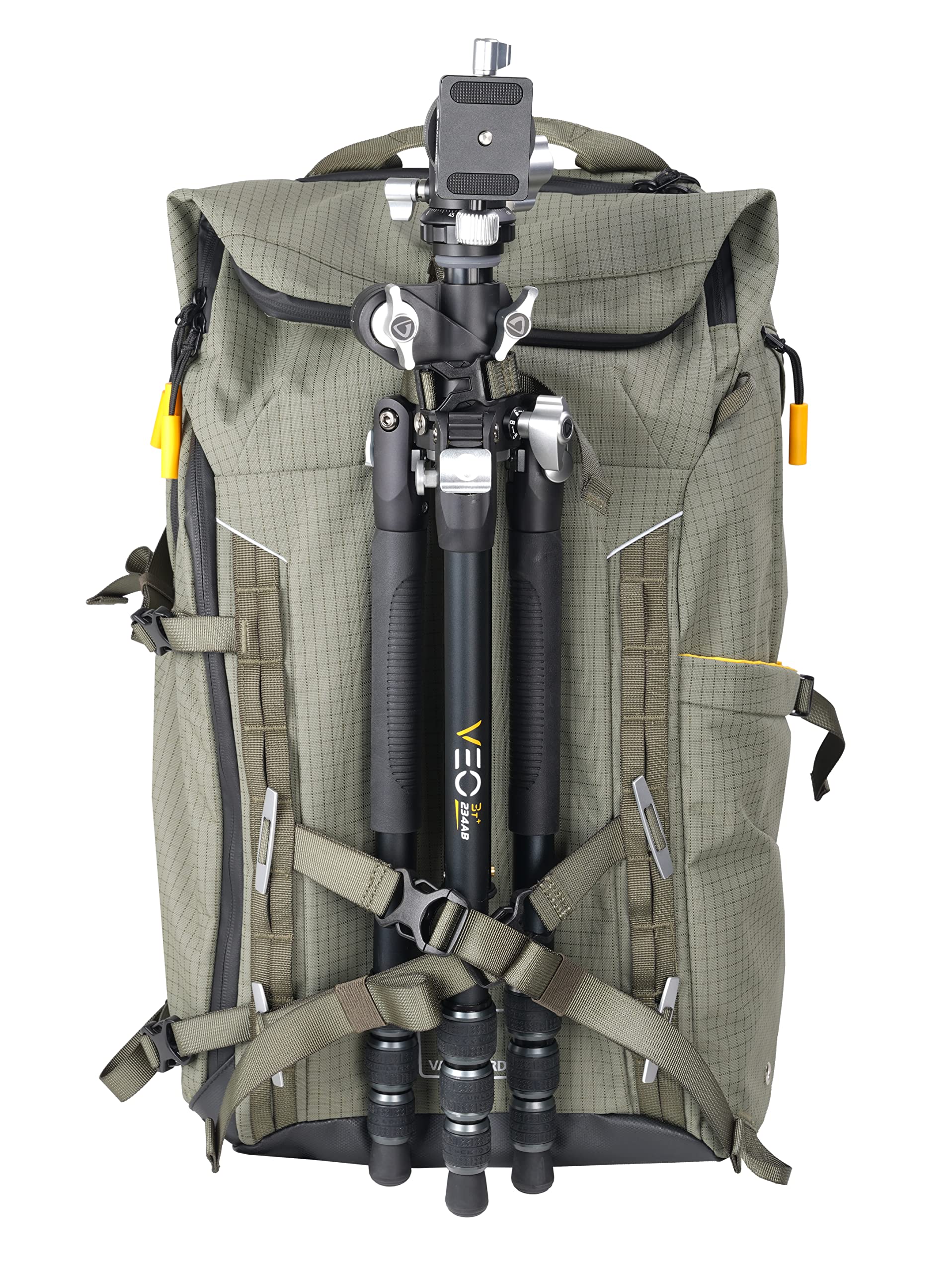VANGUARD VEO Active 42 DSLR Camera Backpack - Waterproof Khaki Green for Photographers | Perfect for Travel, Hiking & Outdoor Photography Gear Storage