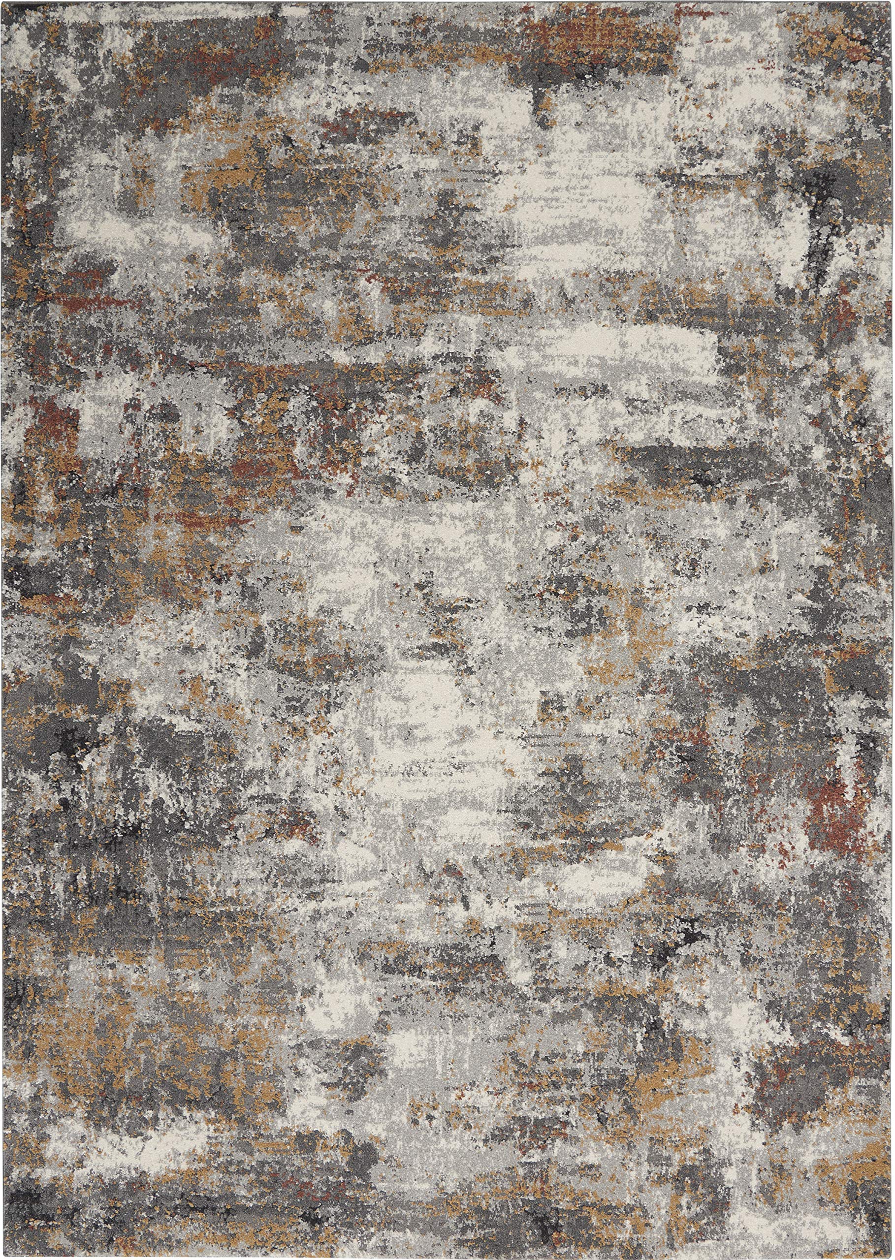 Nourison Ludlow Contemporary Grey/Multi 5'3