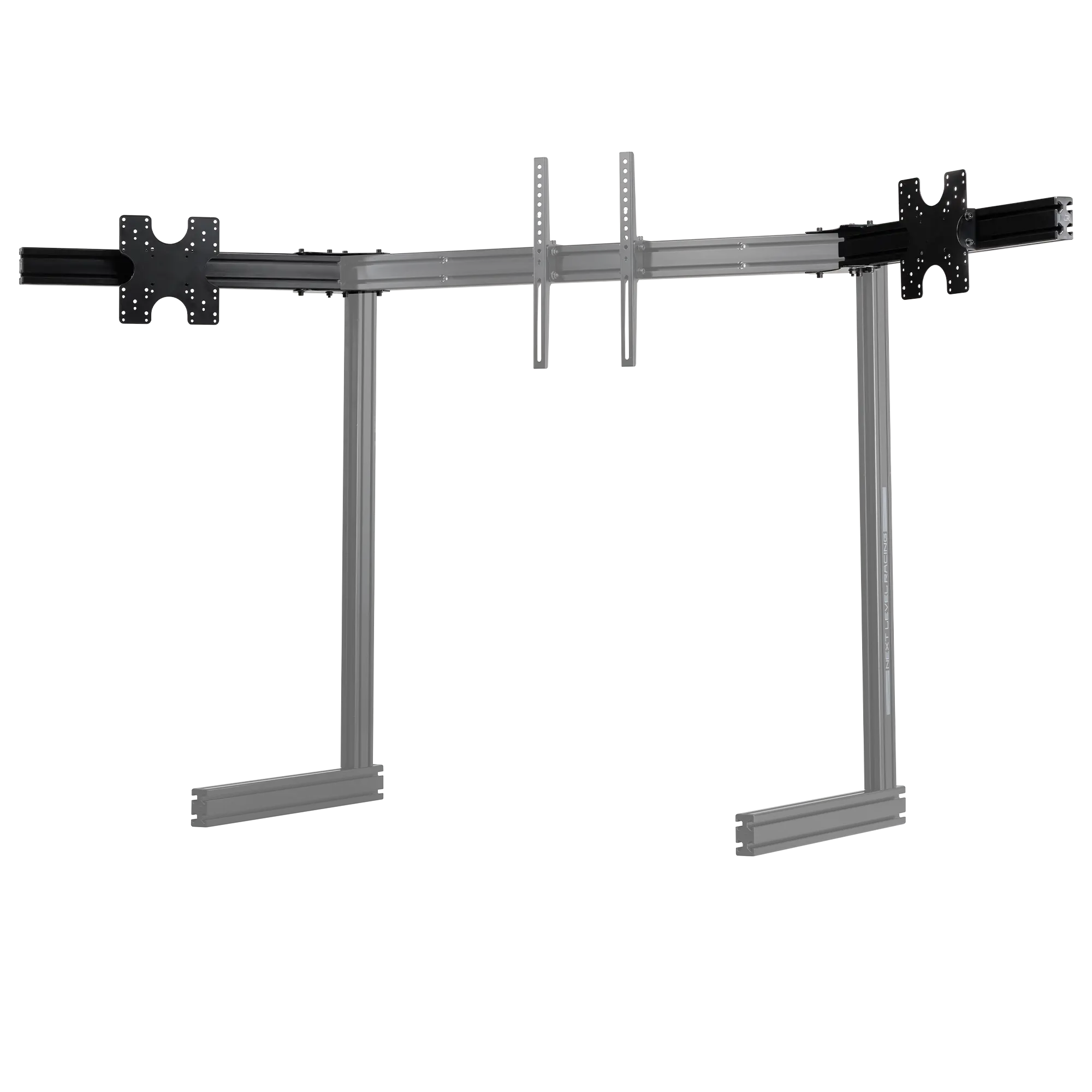 Next Level Racing ELITE Free Standing Triple Monitor Stand for Racing Simulator Cockpit - Black | Perfect for Gaming, Flight Simulation & Home Racing Setup