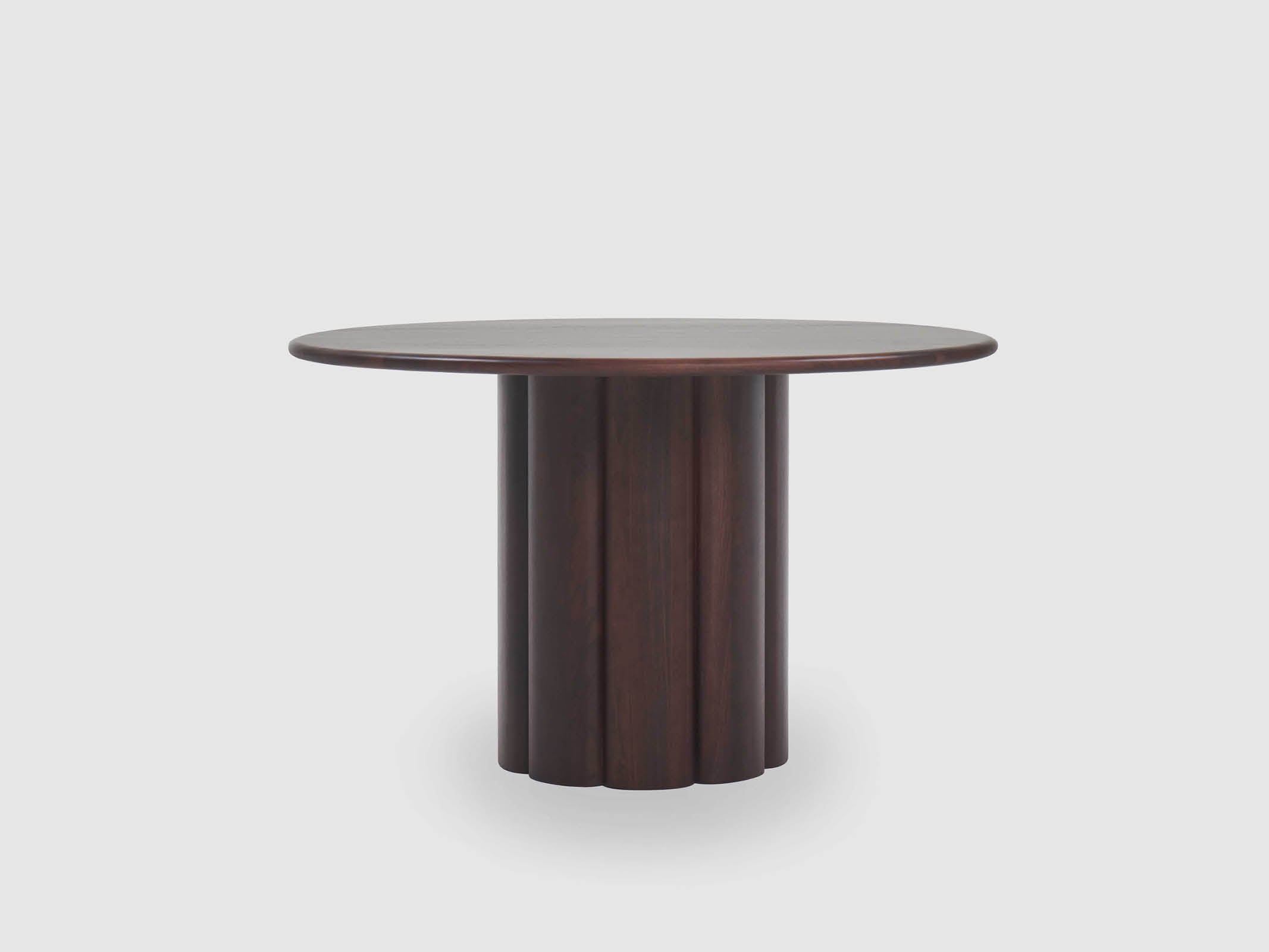 Round Dining Table - Modern Wooden Kitchen Table for 4-6 People | Perfect for Small Spaces, Breakfast Nook & Family Meals