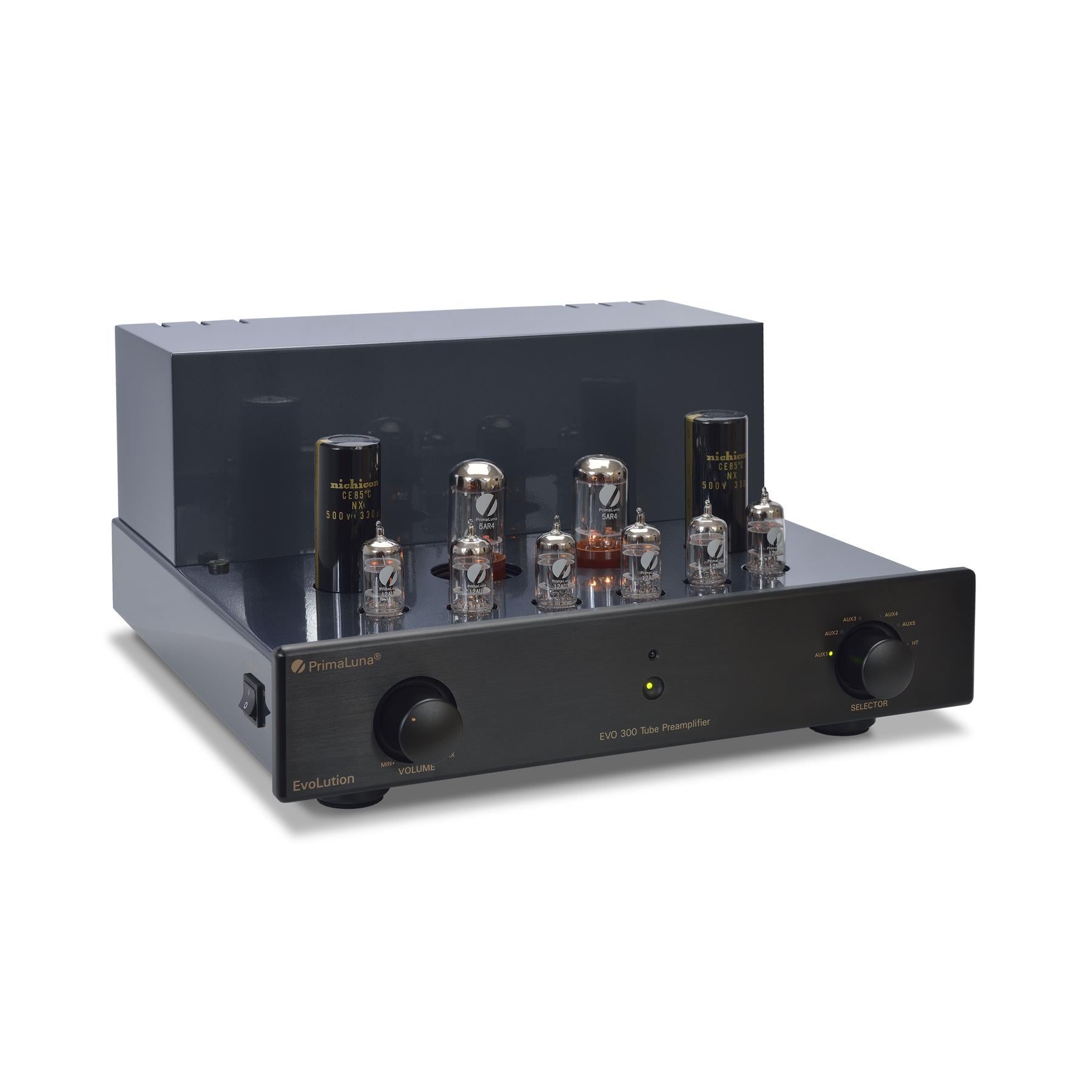 PrimaLuna EVO 300 Tube Preamplifier - High-End Vacuum Tube Audio Preamp for Audiophiles | Perfect for Home Theater & Music Listening Systems