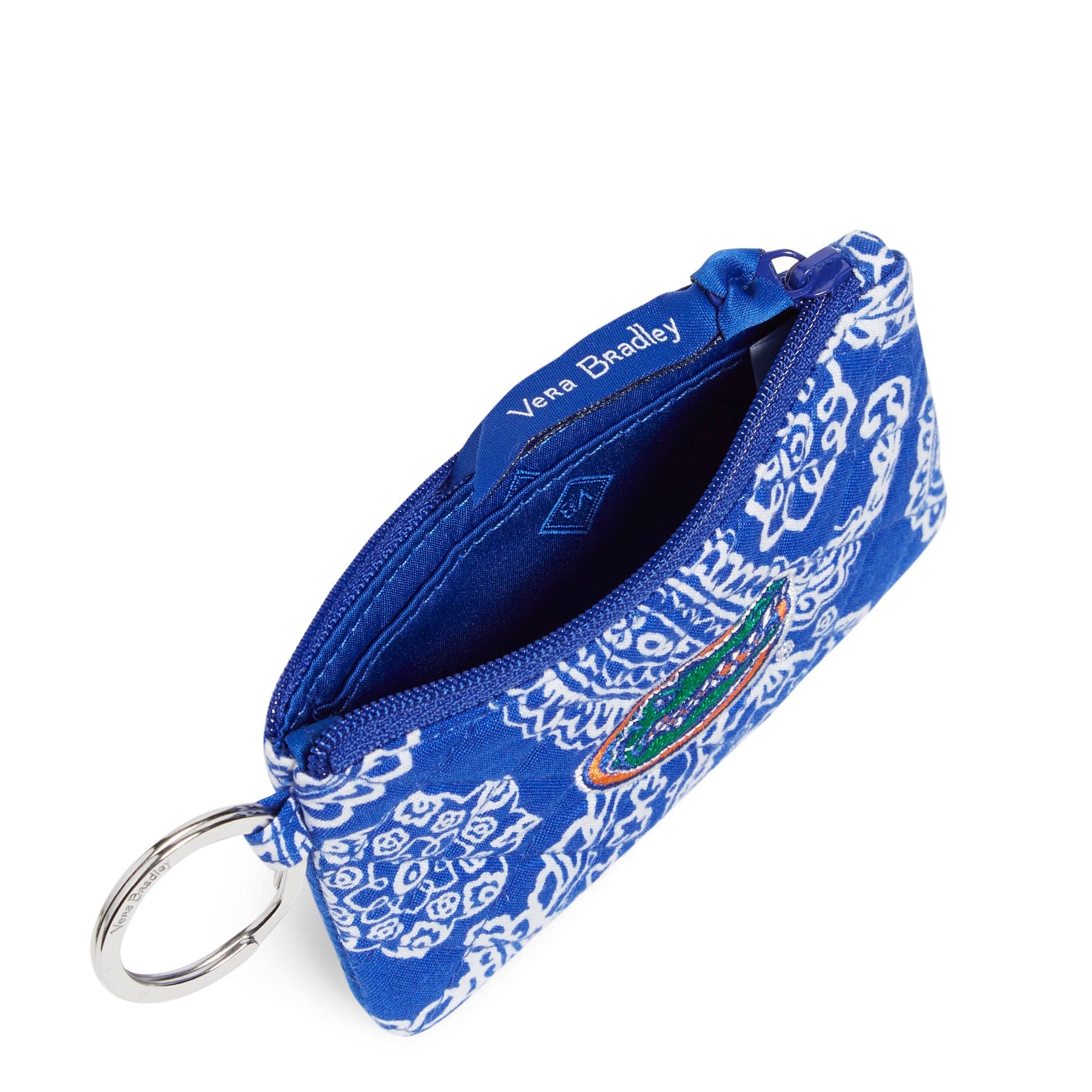 Customizable Collegiate Zip ID Lanyard with Keychain - Durable Nylon Badge Holder for School, Work & Events - Perfect for Students, Teachers & Office Professionals