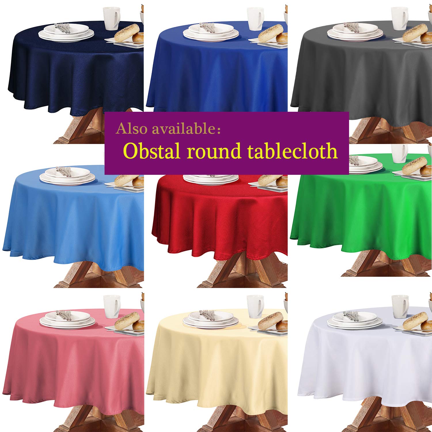 100% Waterproof PVC Tablecloth - Oil & Spill Proof Vinyl Table Cover for Indoor & Outdoor Use - Easy to Clean Rectangle Tablecloth (Grey, 54x120 Inch) - Perfect for Picnics, BBQs, Parties & Everyday Dining