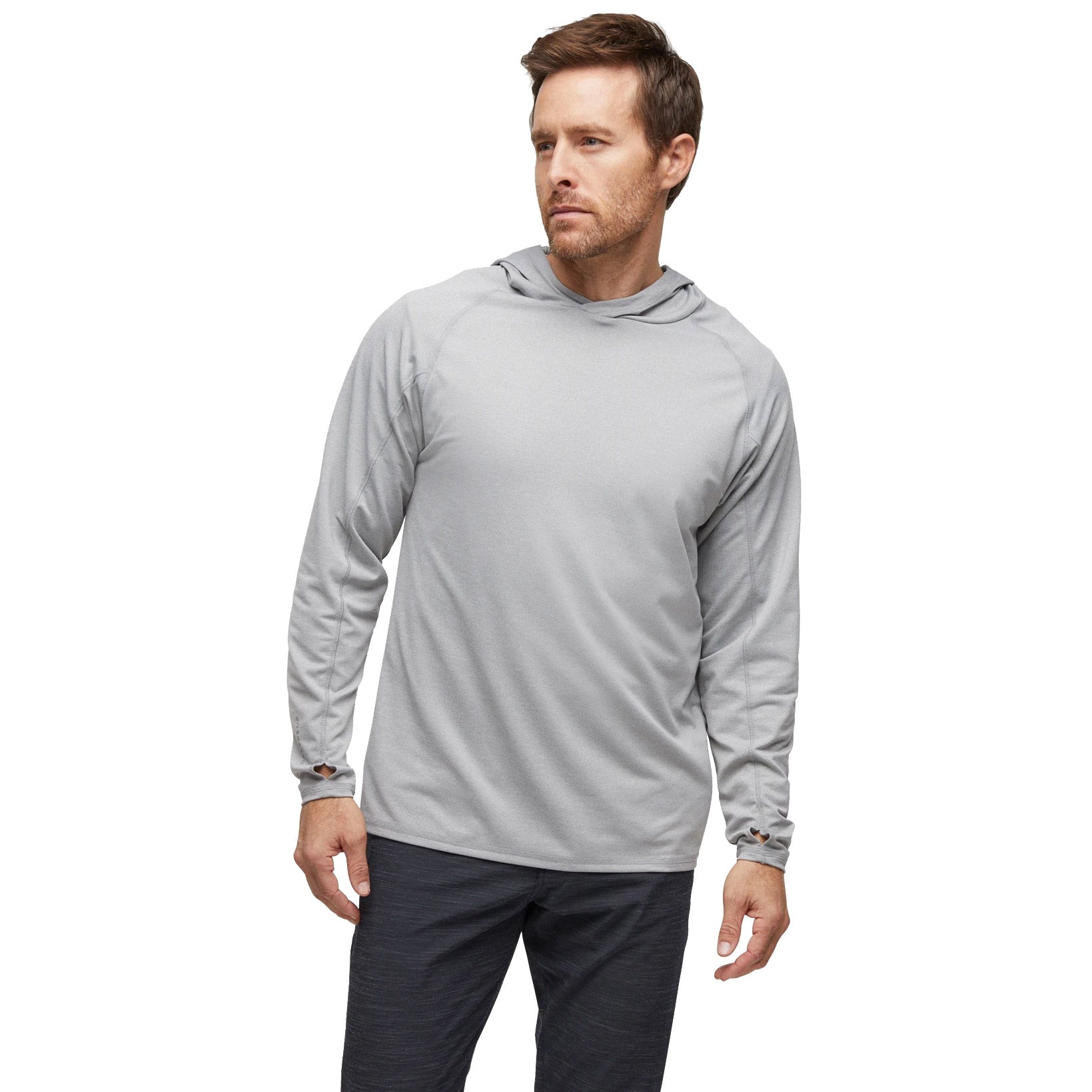 Devereux Lay Low Alloy Grey Men's Hoodie - Stylish & Comfortable Pullover for Casual Wear, Street Fashion & Outdoor Activities