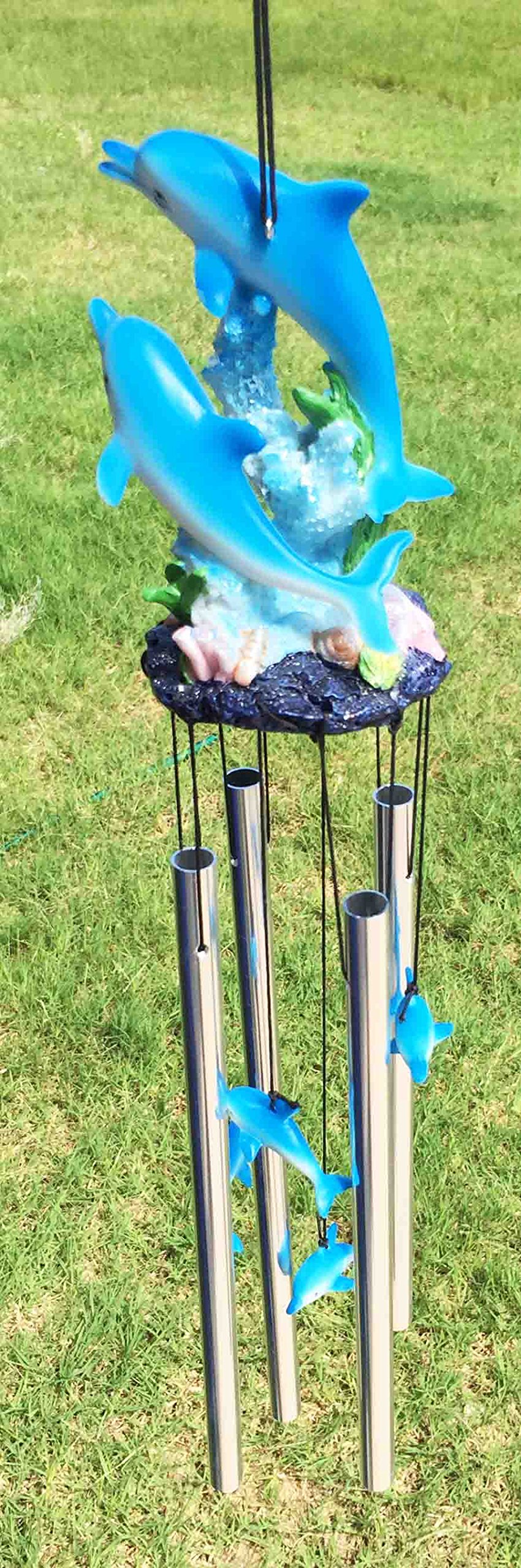 Ocean Dolphin Wind Chime - Relaxing Patio Decor for Home & Garden