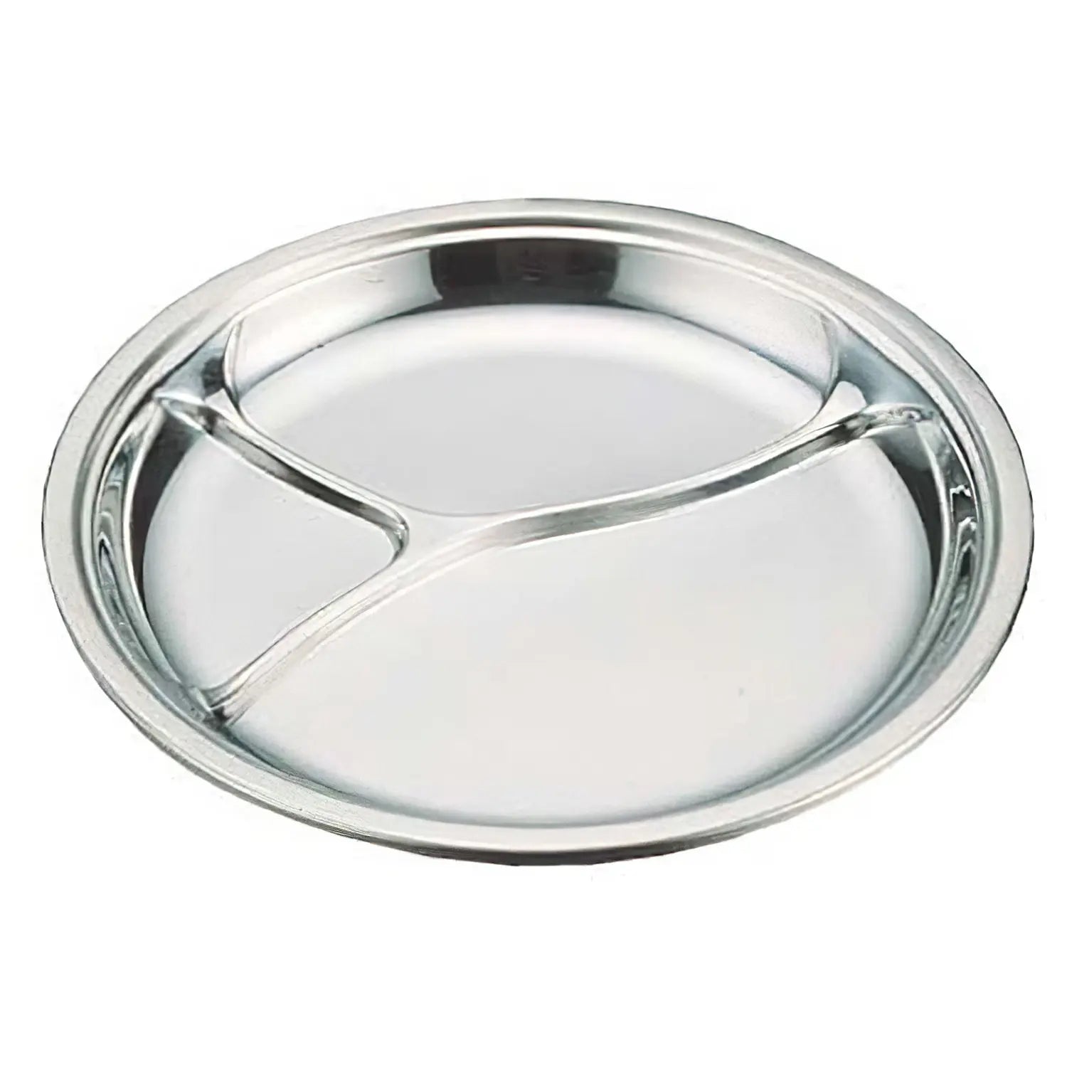 Ikeda Ecoclean Stainless Steel 3 Compartment Bento Lunch Box - Eco-Friendly, Durable & Leak-Proof for Office, School & Outdoor Picnics