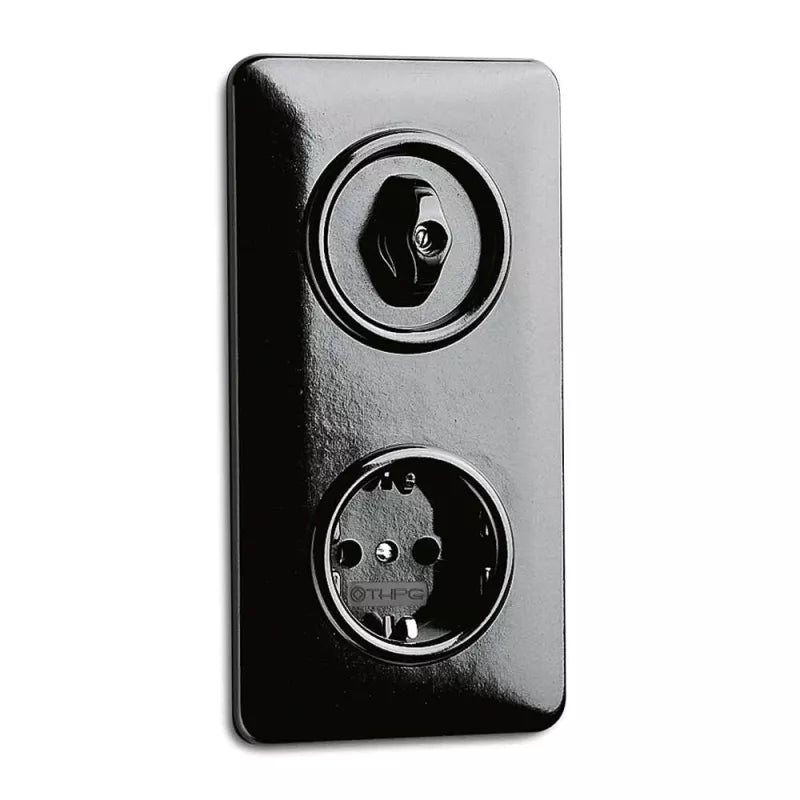 Eluttag Double Bakelite - Durable and Stylish Electrical Outlet Cover for Home and Office Use