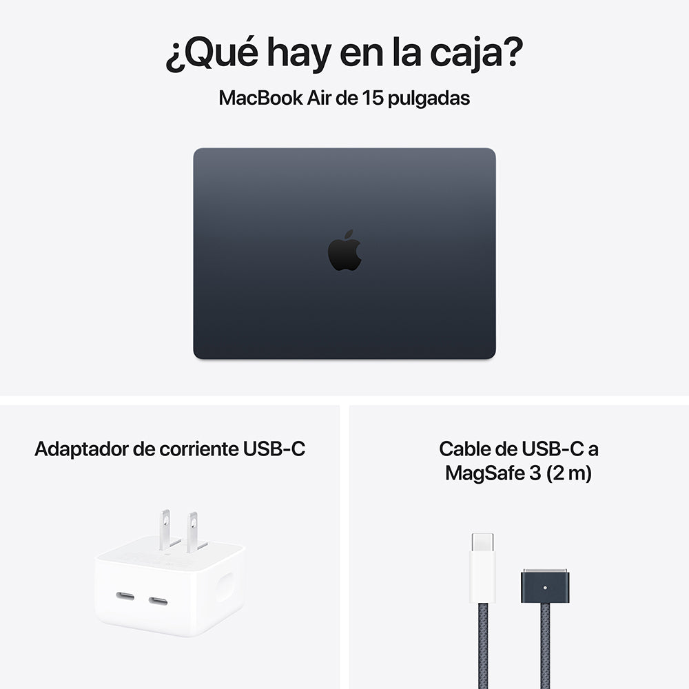 Apple MacBook Air 15-inch with M4 Chip - 10-Core CPU & 10-Core GPU, 512GB SSD in Midnight Blue - Perfect for Work, Study & Creative Projects