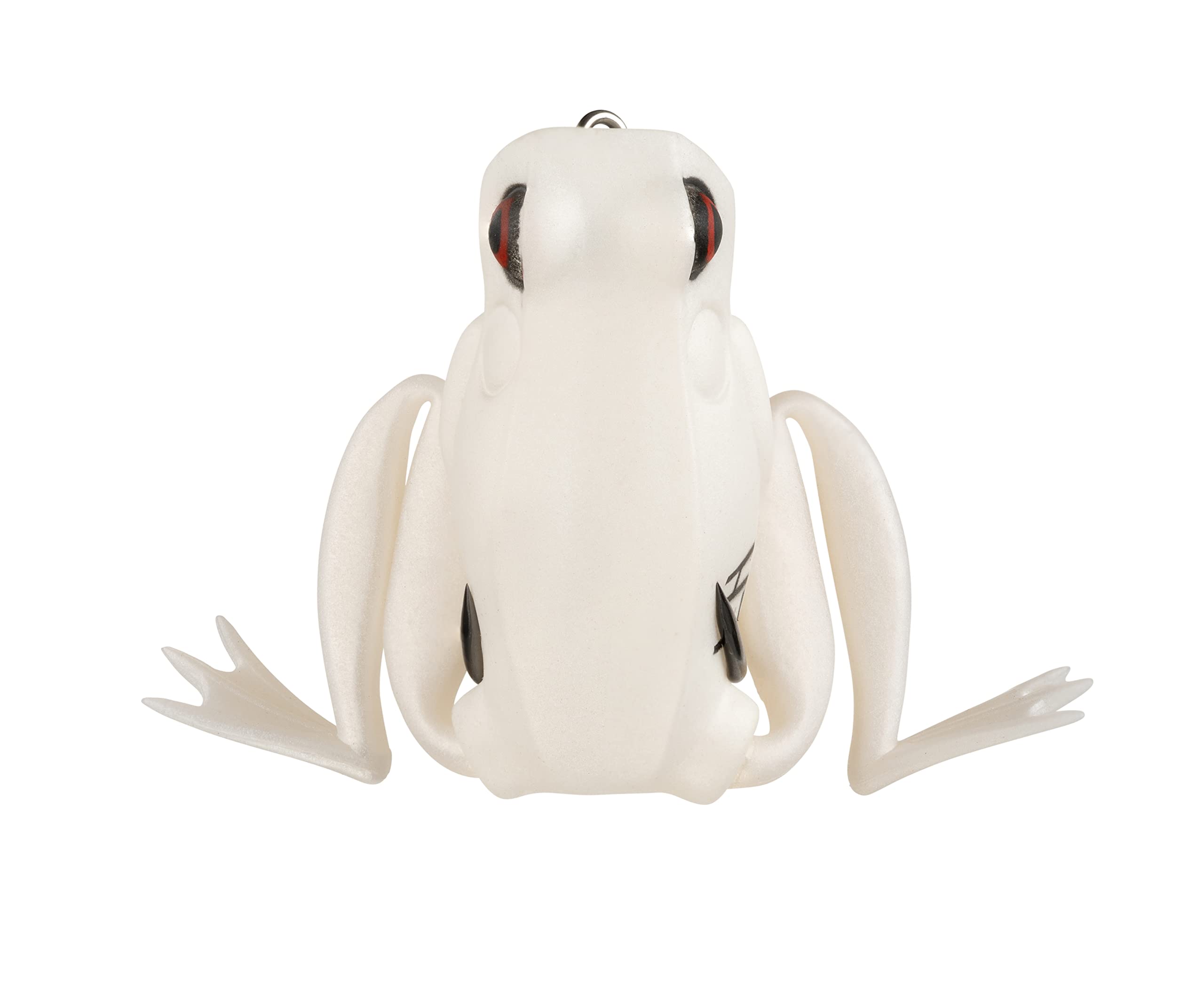 Lunkerhunt Frog Fishing Lure 1/4 oz - Topwater Bass Bait with Weedless Hooks & Hollow Body for Trout, Pike - Perfect for Freshwater Lakes, Ponds, and Rivers