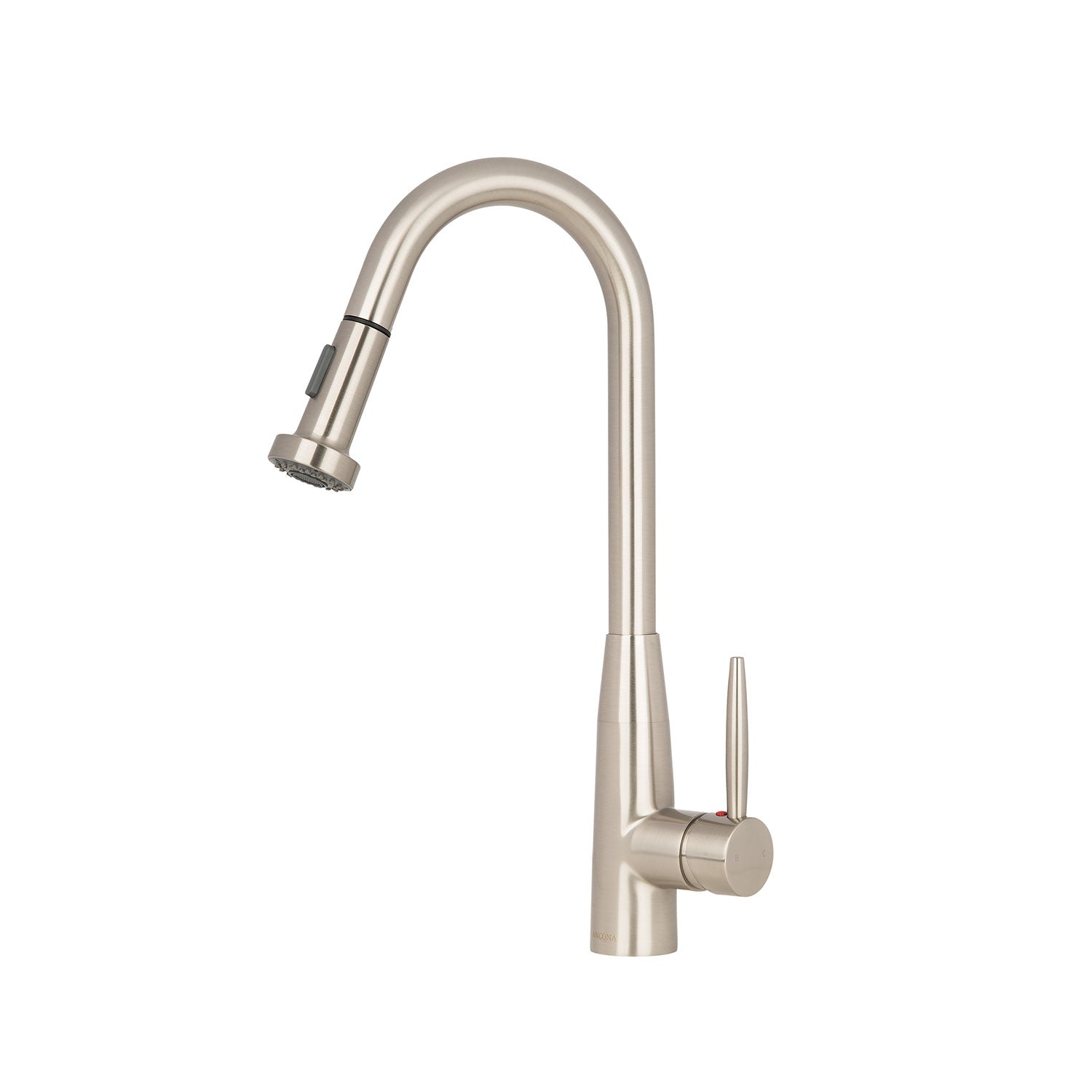 Signature II Pull Out Single Handle Kitchen Faucet - Modern Stainless Steel Bar Sink Faucet with High Arc Spout for Easy Dishwashing & Food Prep (Perfect for Home, Restaurant & Commercial Use)