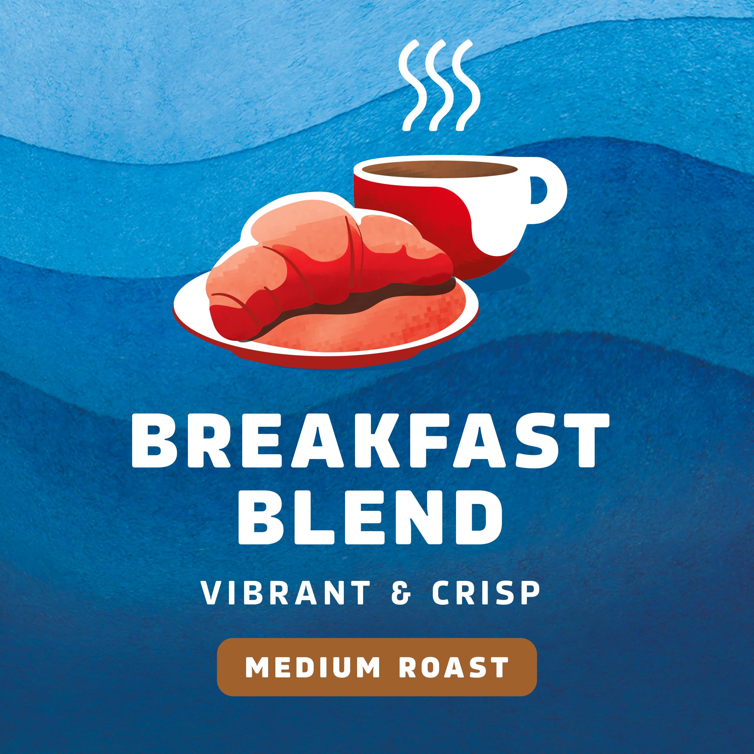 Seattle's Best Coffee Breakfast Blend Medium Roast Ground Coffee - 12oz (Pack of 6) | Premium Arabica Beans for Morning Brew, Office & Home Use | Smooth & Balanced Flavor for Coffee Lovers