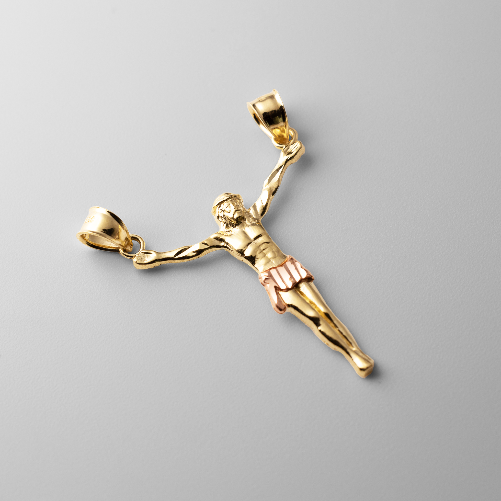 Gold Large Jesus Christ Body Pendant Necklace - Model 0084 - Religious Jewelry for Men & Women - Perfect for Church, Gifts & Faith Expressions