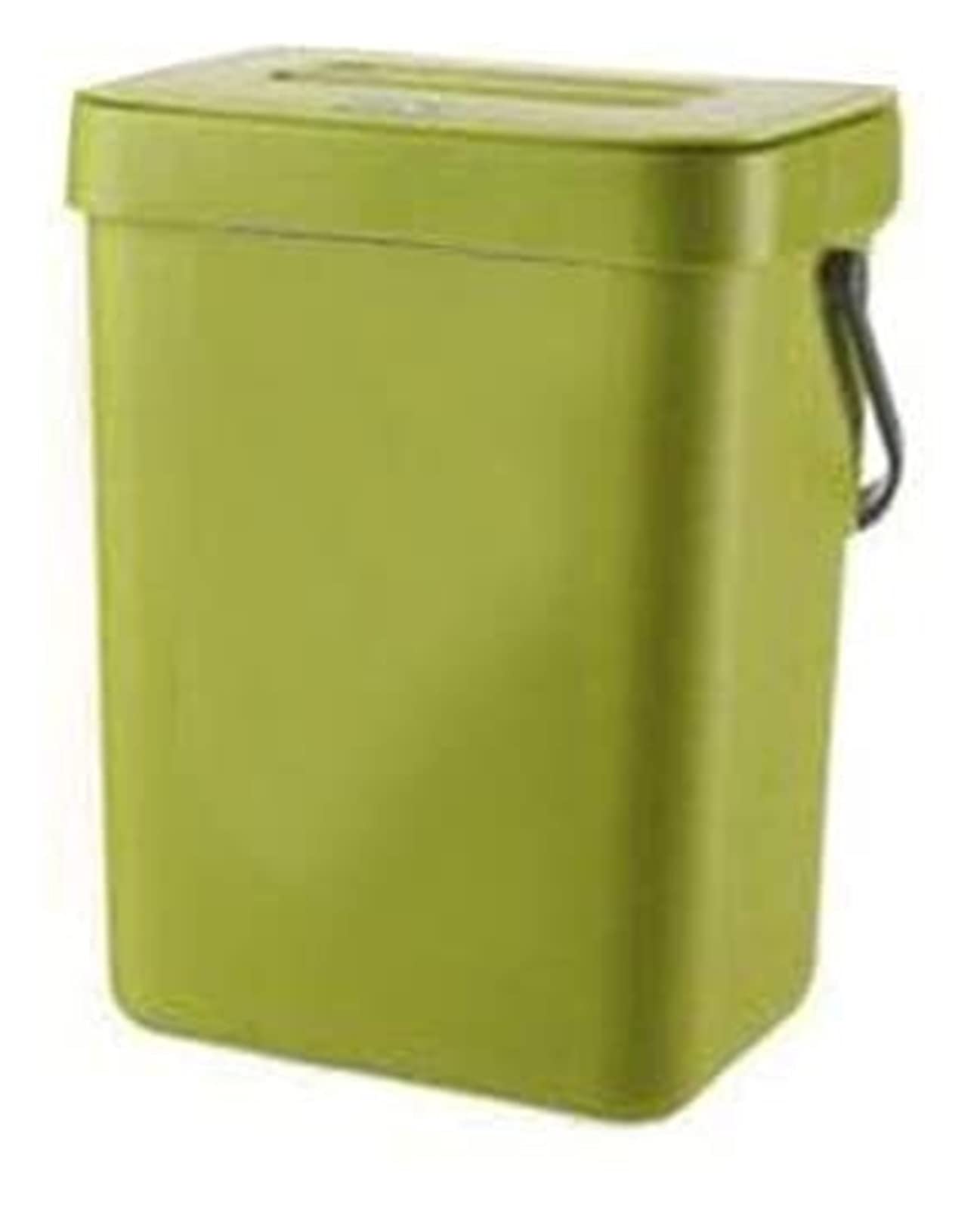 AALINAA Wall Mounted Trash Can with Lid & Handle - Space Saving Waste Basket for Kitchen, Bathroom, Bedroom & Living Room | Durable Sanitary Garbage Bin for Home & Office Use