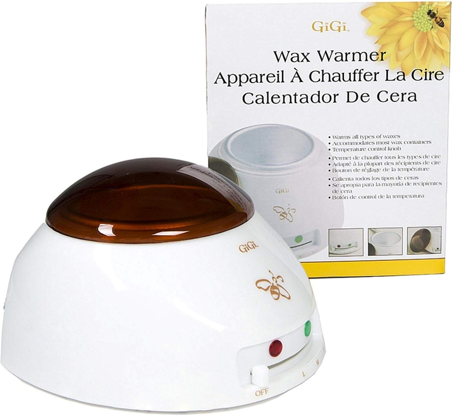 GiGi Honee Wax Warmer Kit - 9 Pack Bulk Wax Warmers for Hair Removal, Home Spa & Beauty Salon Use - Perfect for Eyebrow, Bikini & Facial Waxing