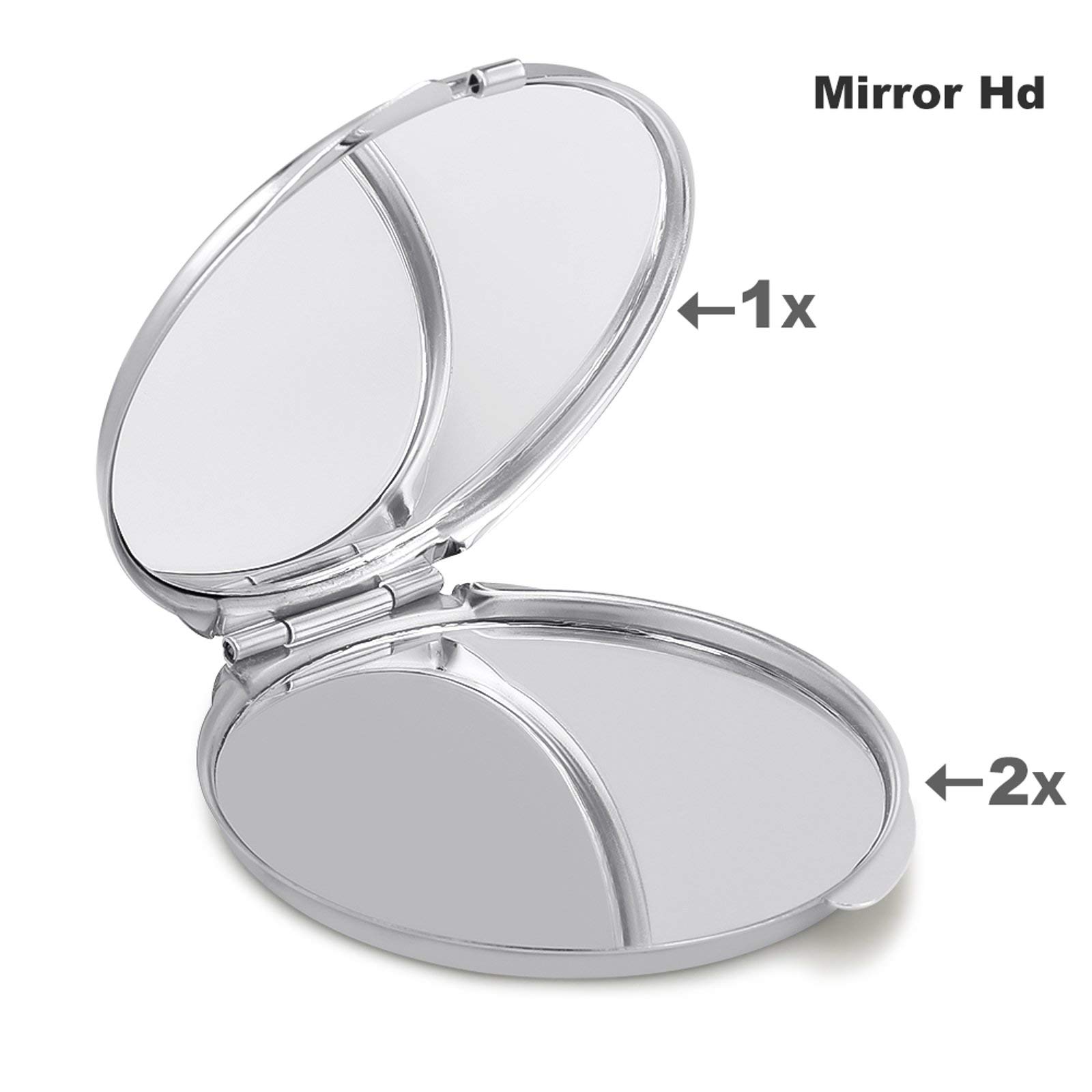 Portable Folding Compact Mirror for Travel - Double-Sided Magnification Makeup Mirror, Perfect for Sphynx Cat Lovers & On-the-Go Touch-Ups - Home, Office, and Purse Essential