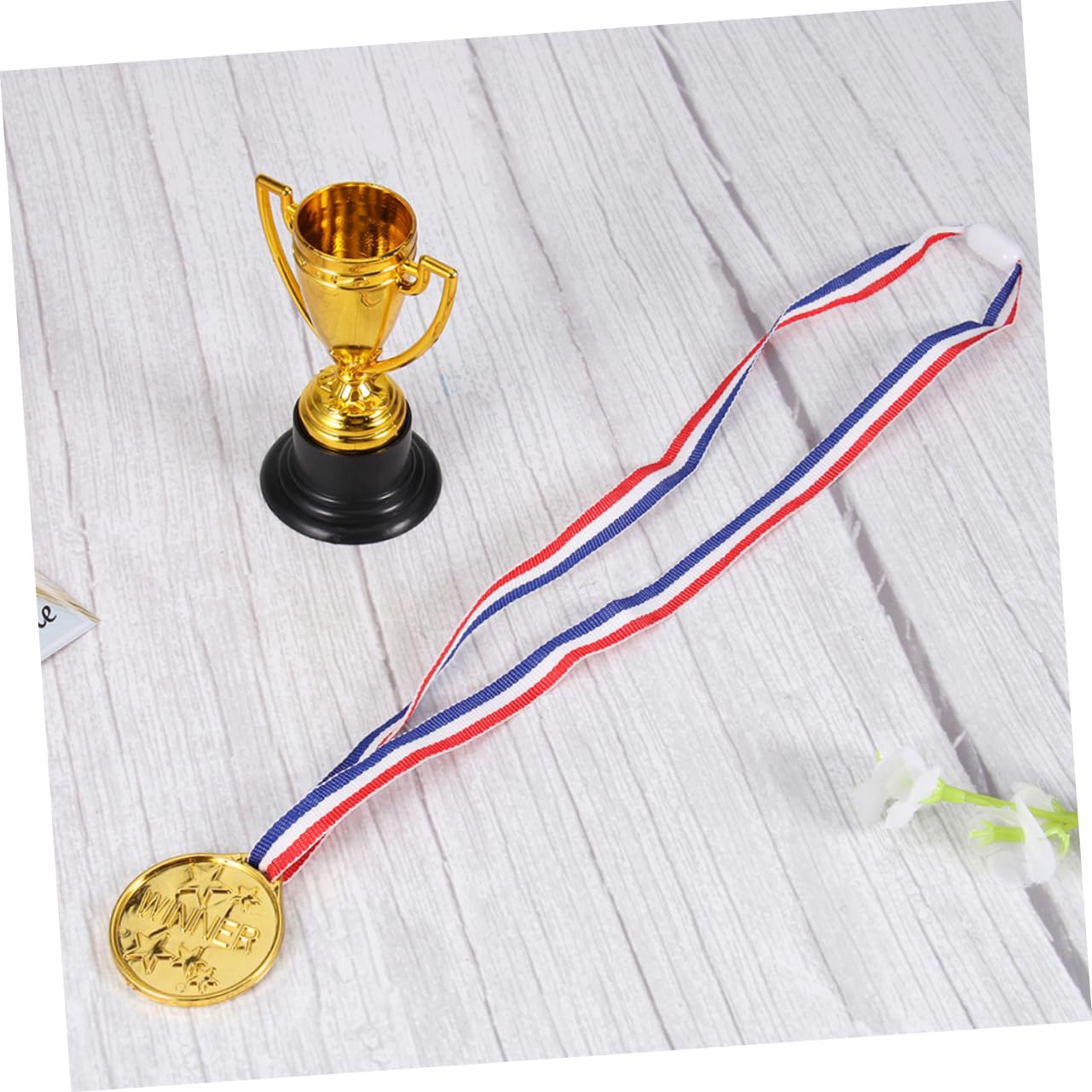 72 Pcs Bulk Mini Trophies & Party Medals - Small Plastic Awards for Kids, Classroom Rewards, Sports Events & Party Favors - Reusable Tiny Toys for Bulk Purchases