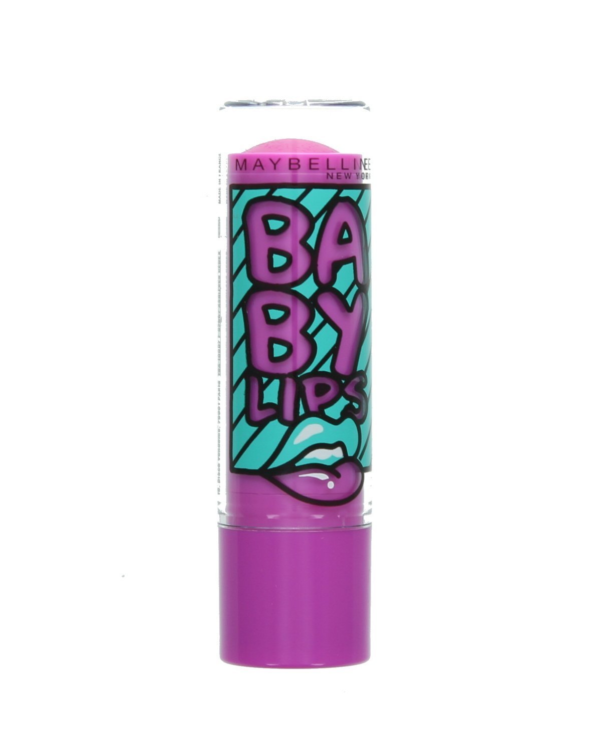 Maybelline Baby Lips Pop Art 8HR Moisturizing Lip Balm - Blueberry Boom | Long-Lasting Hydration & Tinted Color | Perfect for Daily Moisture & On-The-Go Lip Care