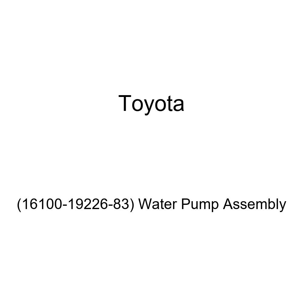 Toyota Genuine Water Pump Assembly 16100-19226-83 - OEM Replacement Part for Engine Cooling System | Perfect for Toyota Vehicle Maintenance & Repair