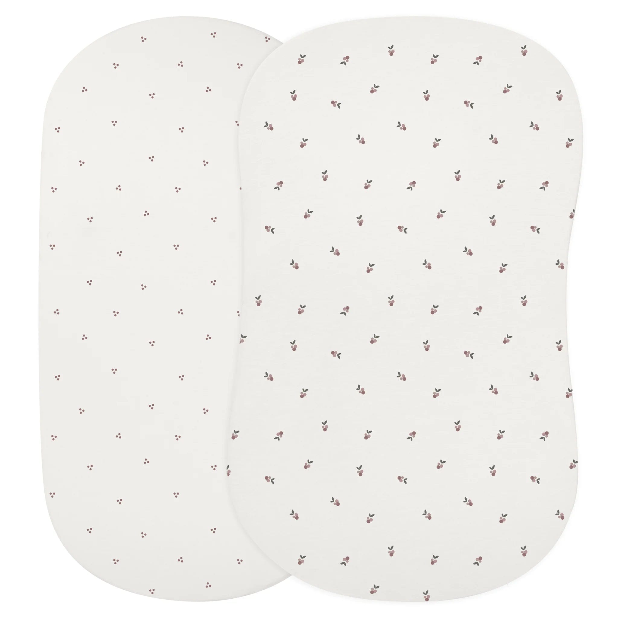 Ely's & Co. Waterproof Bassinet Sheet Set - Soft Breathable Crib Fitted Sheets for Baby Nursery, Perfect for Travel & Home Use