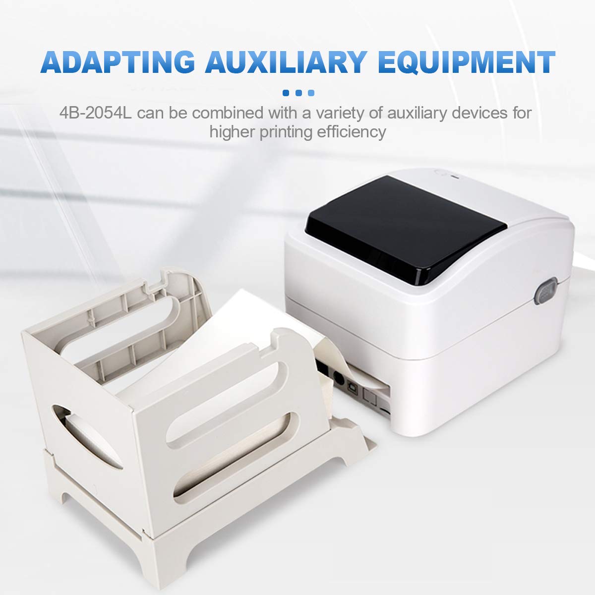 micmi Thermal Shipping Label Printer - 2100 Labels (6 Rolls, 4x6 Size) for Amazon, eBay, Etsy, Shopify, ShipStation, UPS, USPS, FedEx, DHL | Compatible with Windows & Mac | Perfect for E-commerce Shipping & Small Business Logistics