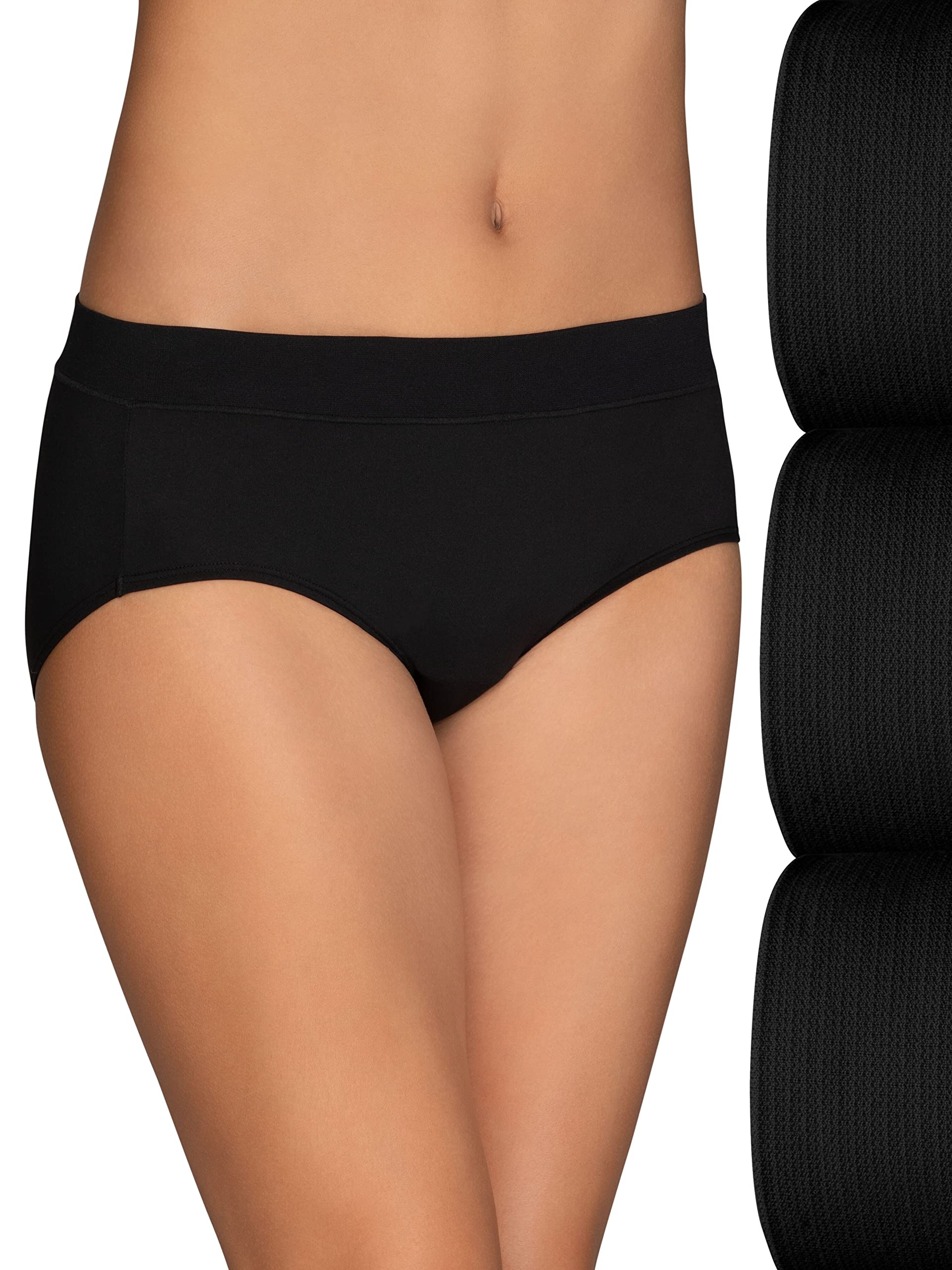 Vanity Fair Women's Beyond Comfort Seamless Waist Panties - Soft Stretch Underwear for Everyday Wear & All-Day Comfort