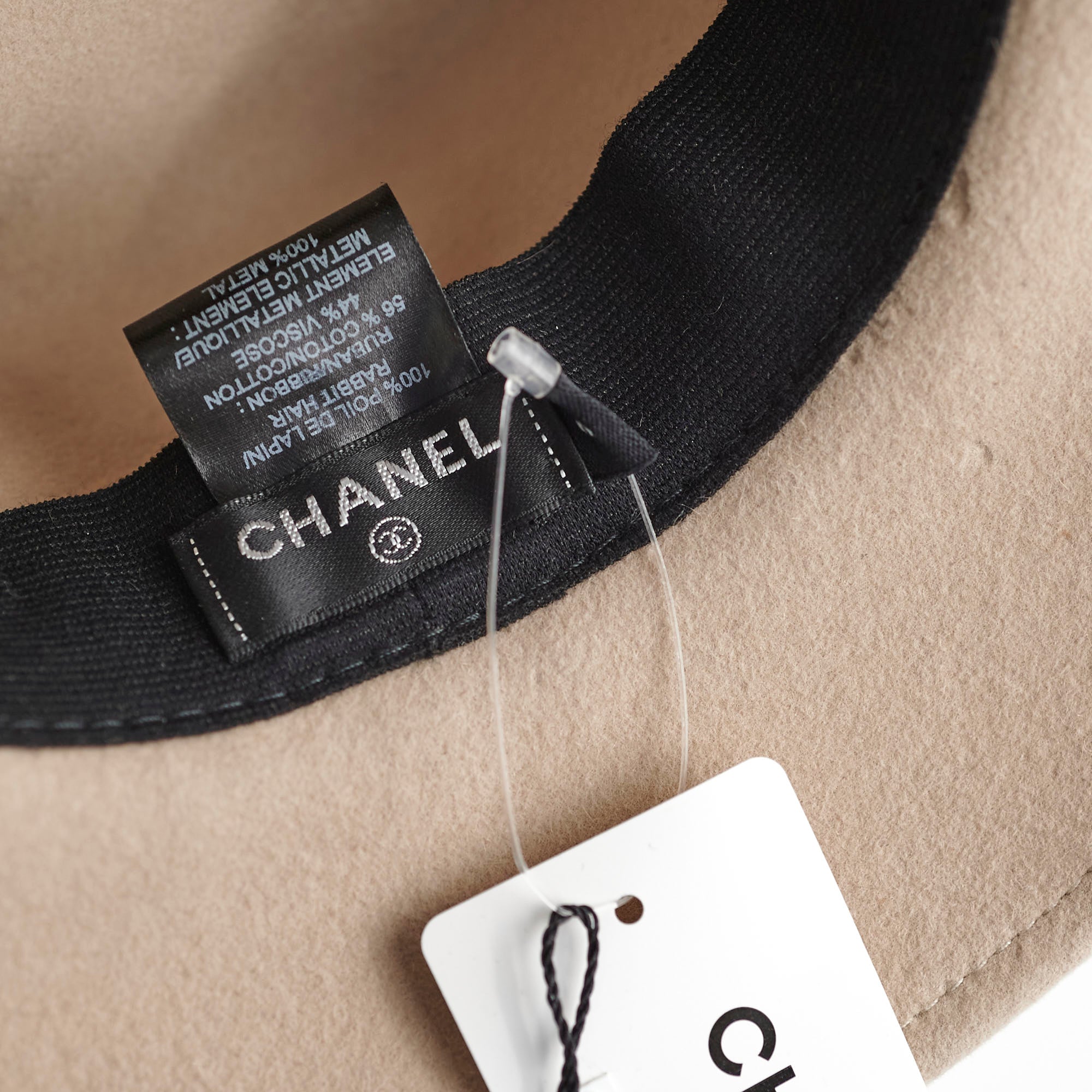 Chanel Beige Bucket Hat for Women - Classic Luxury Fashion Accessory for Beach, Travel & Outdoor Activities