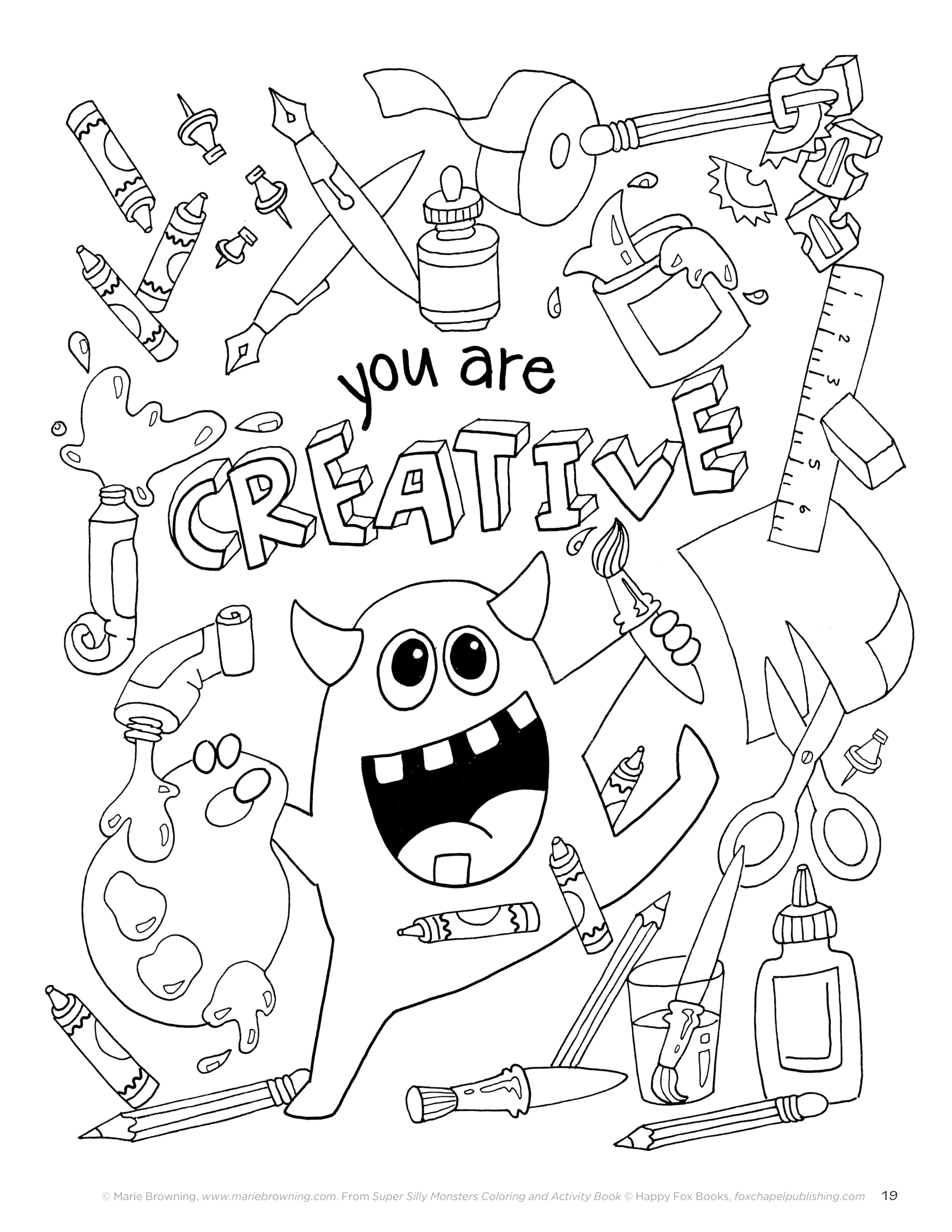 Super Silly Monsters Coloring and Activity Book for Kids Ages 5-8 - 40+ Removable Stickers, Word Search, Mazes & Seek-and-Find Puzzles | Fun Creative Learning & Travel Entertainment for Children