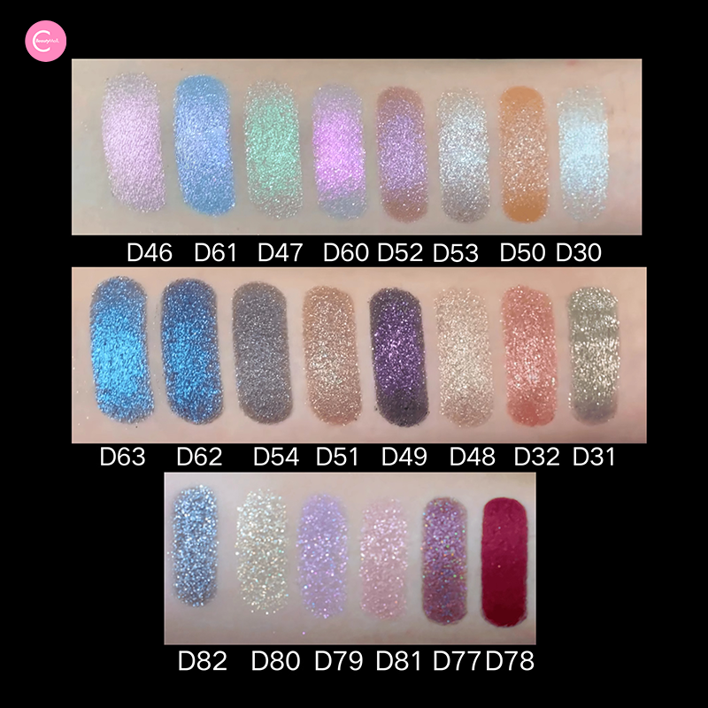WOSUPRE Sparkling Diamond Single Eyeshadow - Long Lasting Shimmer & Glitter Eyeshadow Makeup for Women - Perfect for Party, Wedding, and Special Occasion Makeup