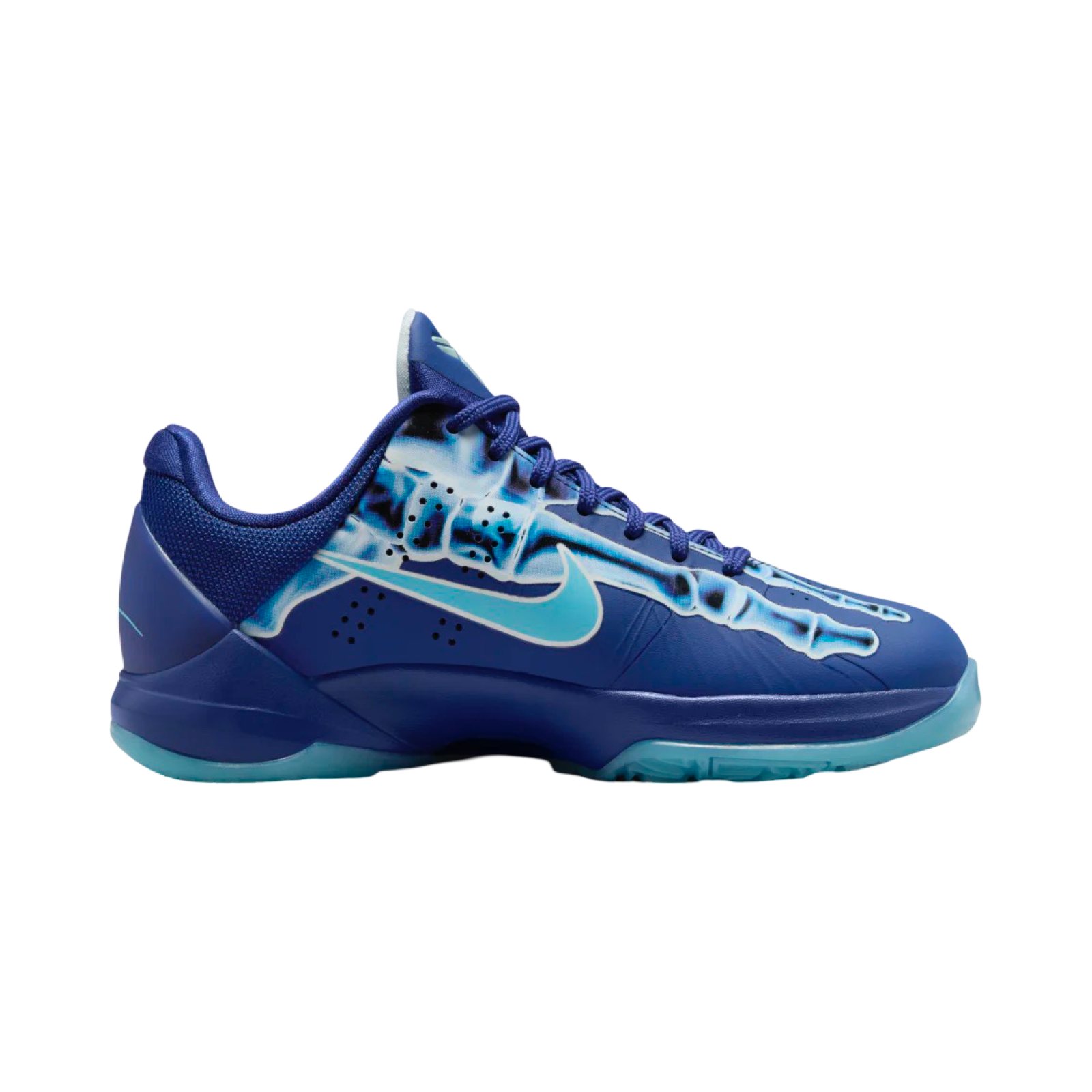 Nike Kobe V GS X RAY Basketball Shoes - Deep Royal Baltic Blue for Kids | Performance Sneakers for Court Play & Casual Wear