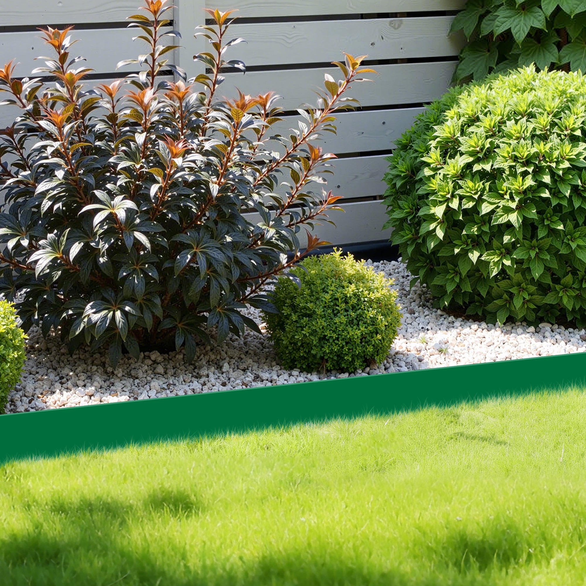 2 Pack Heavy Duty Corten Steel Landscape Edging - Durable Waterproof Garden Borders for Flower Beds, Walkways & Driveways | Rust-Resistant Outdoor Yard Edging