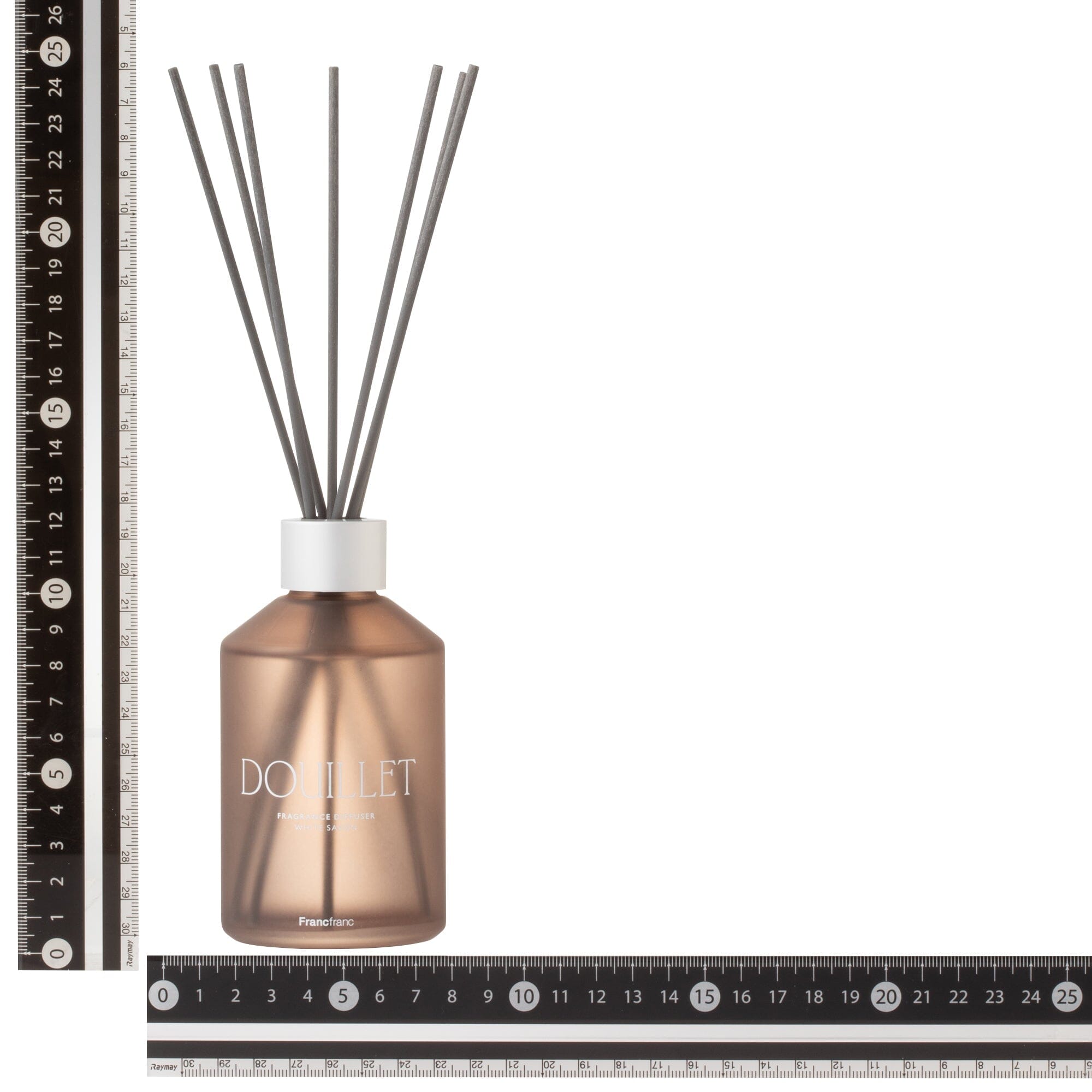 Premium Brown Fragrance Diffuser with White Savon Scent - Perfect for Home, Office, and Spa Relaxation