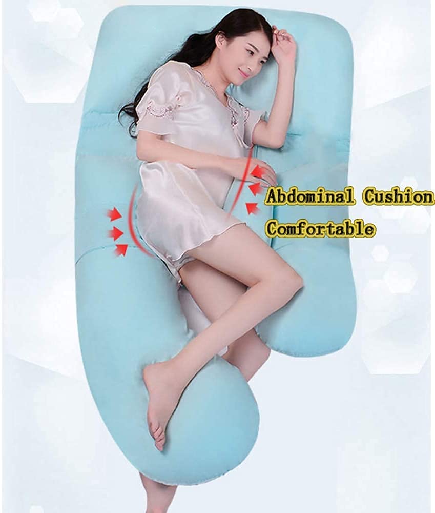 Best U-Shaped Pregnancy Pillow for Moms - Full Body Maternity Support Pillow with Washable Cotton Cover - Perfect Gift for Mother's Day & Christmas - Ideal for Back Pain Relief, Side Sleeping & Comfort During Pregnancy