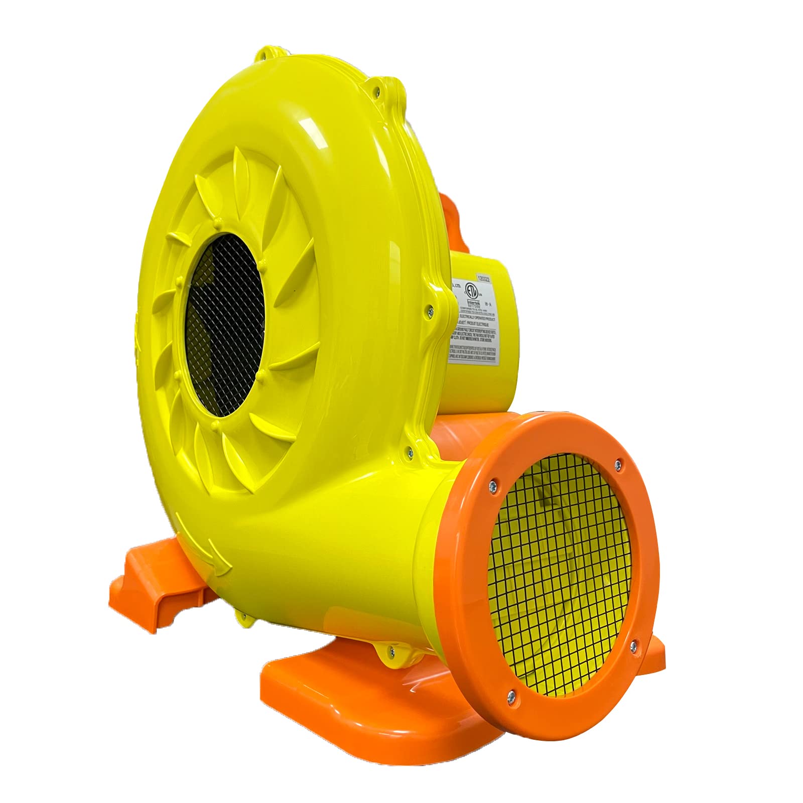 1100W 1.5HP Commercial Air Blower for Bounce Houses - High Power Inflatable Blower Fan for Water Slides, Air Sofas, Paint Booths & Outdoor Inflatables - Perfect for Parties, Carnivals & Backyard Fun