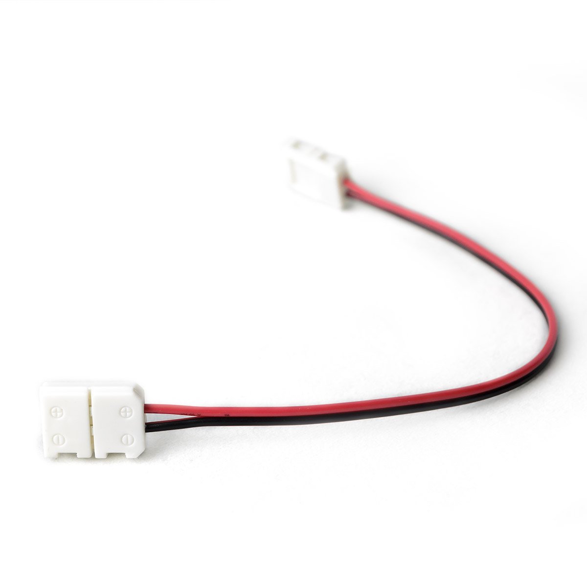 HitLights 8mm Monochrome 2835 LED Strip Connector with Warm White LED Light Strip - UL Certified for Home Decoration, Under Cabinet Lighting & DIY Projects