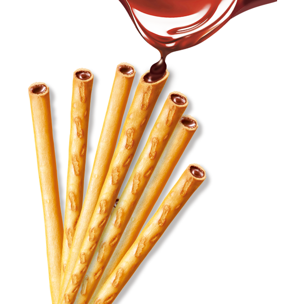 Lotte Toppo Chocolate Filled Pretzel Sticks - Crunchy Snack Pack of 5 - Perfect for Office Snacks, School Lunches & Movie Nights