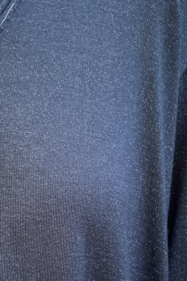 Stylish Metallic Shine Black Cardigan for Women - Perfect for Office Wear & Evening Outfits