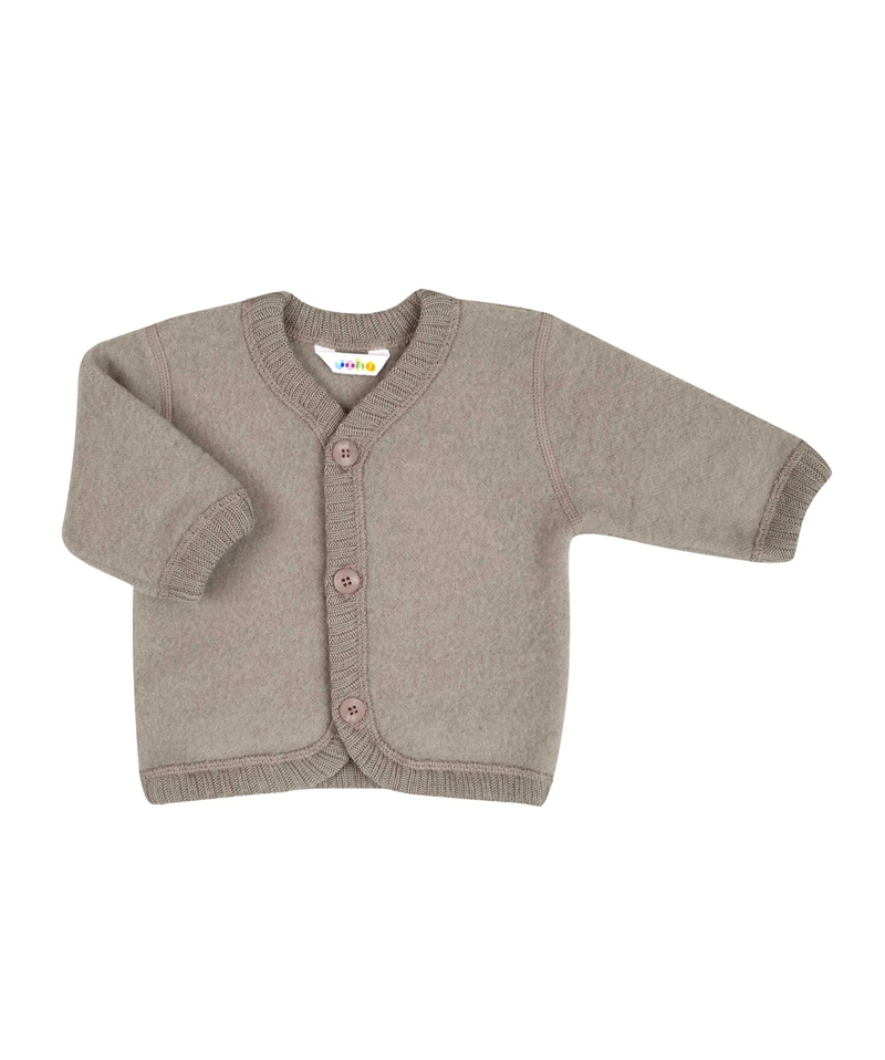 Joha Premium Oatmeal Soft Wool Cardigan for Women - Cozy Winter Sweater for Home, Office & Casual Outings